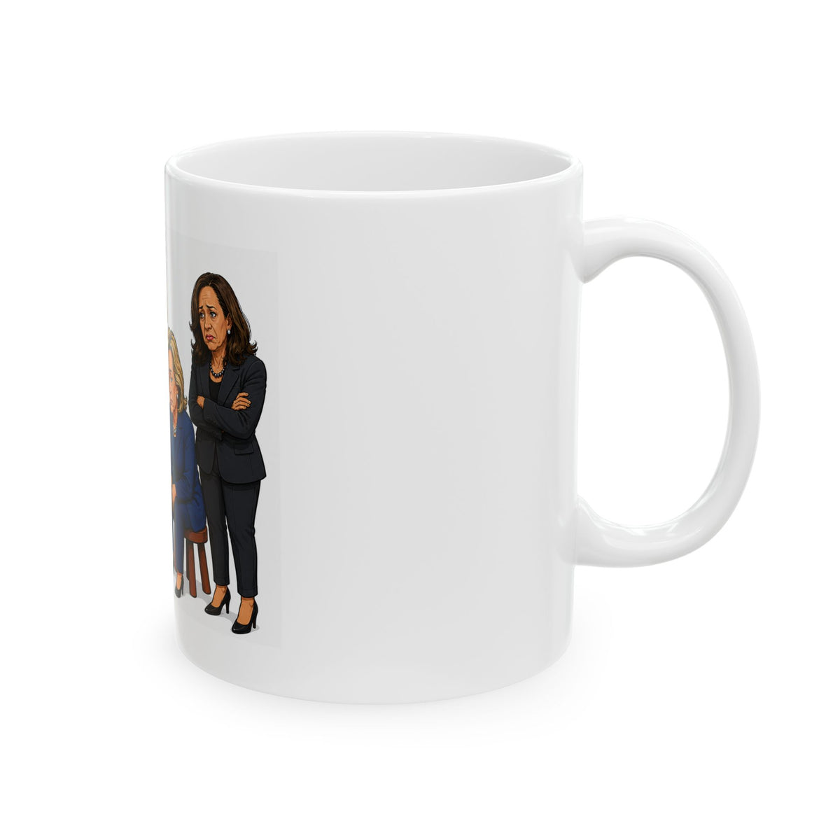 Failed Presidential Candidates Mug Political Cartoon Therapy Booth mug | Ceramic Mug