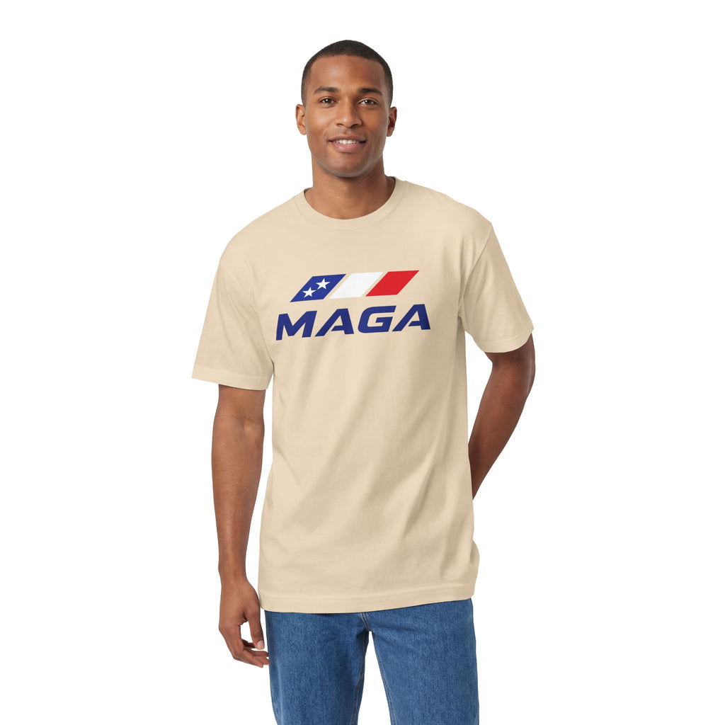MAGA Patriotic Tee —The Conservative Brand Red White Blue Flag Logo Shirt