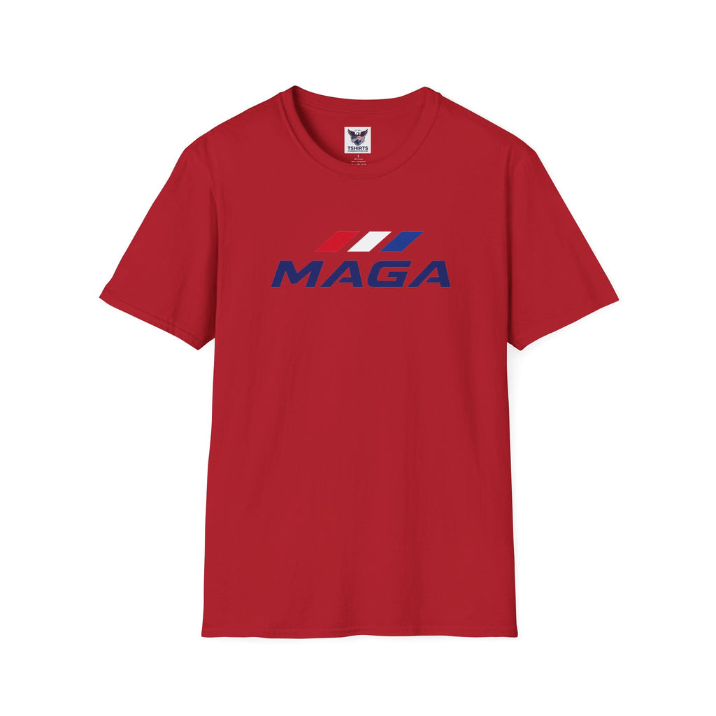 MAGA Patriotic T‑Shirt — Red White Blue Logo Tee - The Conservative Brand