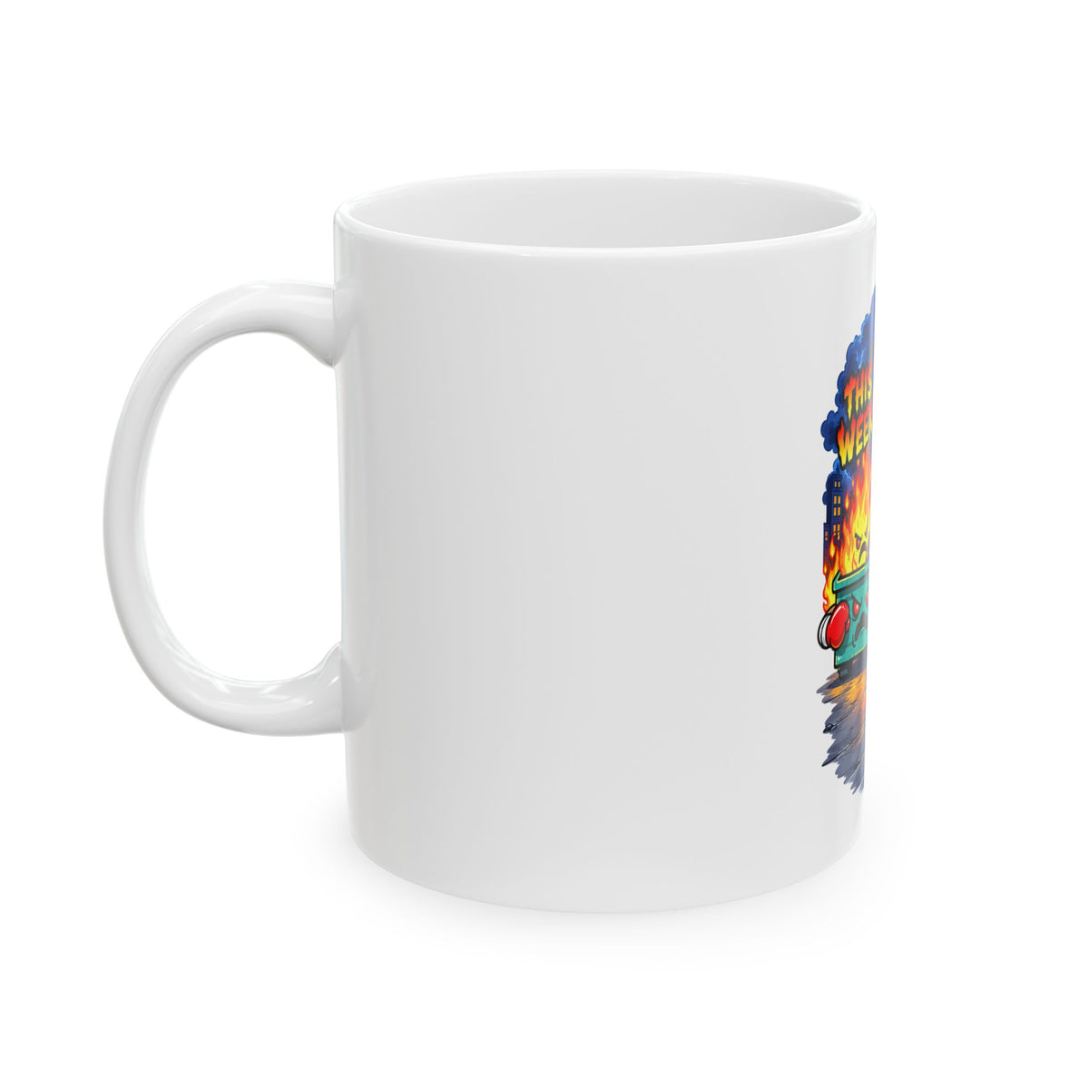 Surviving Last Week Ceramic Mug – Funny ‘This Week vs Me Surviving Last Week’ Coffee Cup (11oz/15oz)