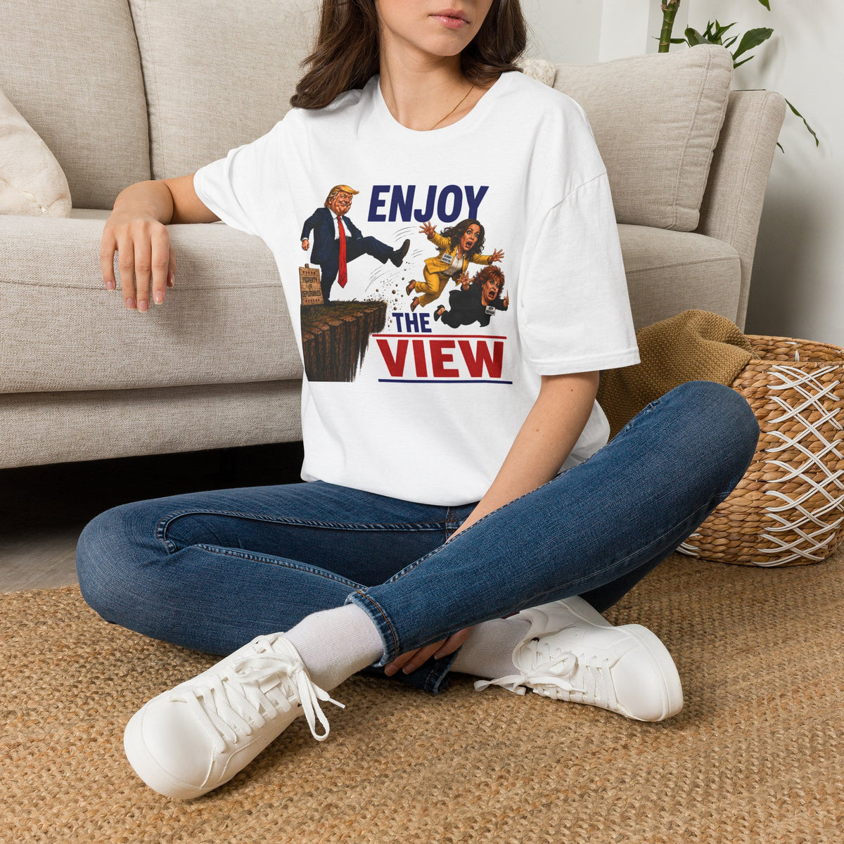 Enjoy The View political satire T-Shirt