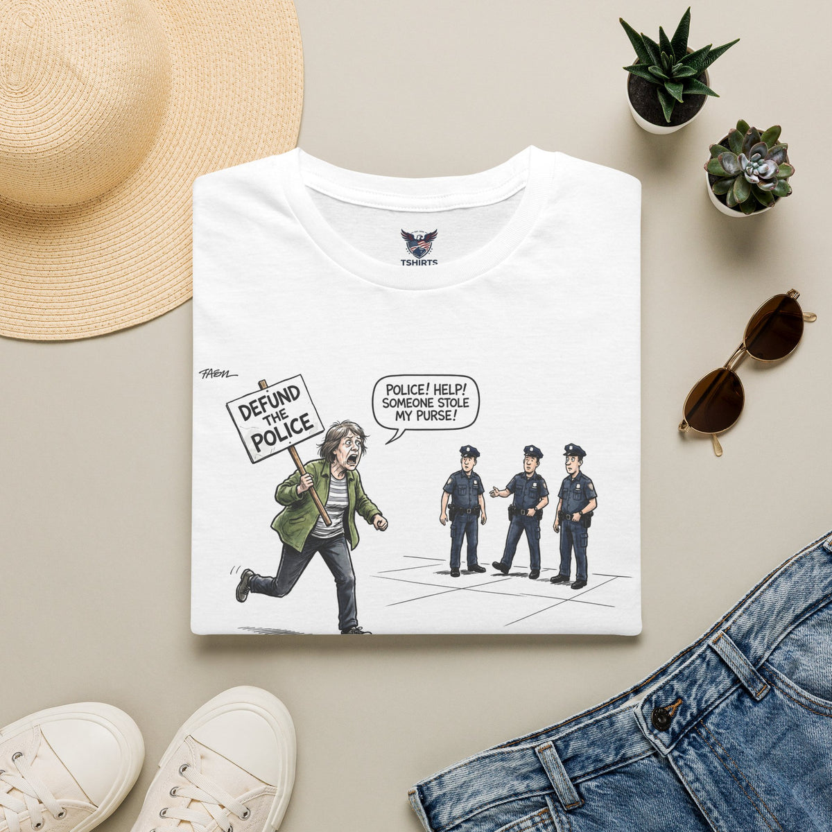 "Trump Patriot Shirt | America First T-Shirt | Conservative Republican Apparel | God Family Country Tee" | anti-woke tshirt | Unisex Softstyle T-Shirt