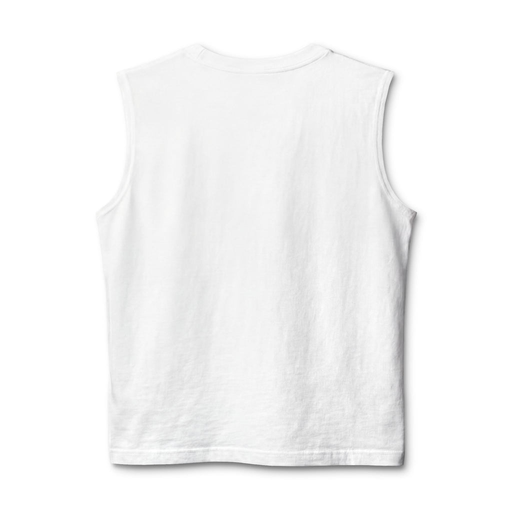 MAGA Muscle Tank Top — Minimal Patriotic Logo Sleeveless Tee - The Conservative Brand