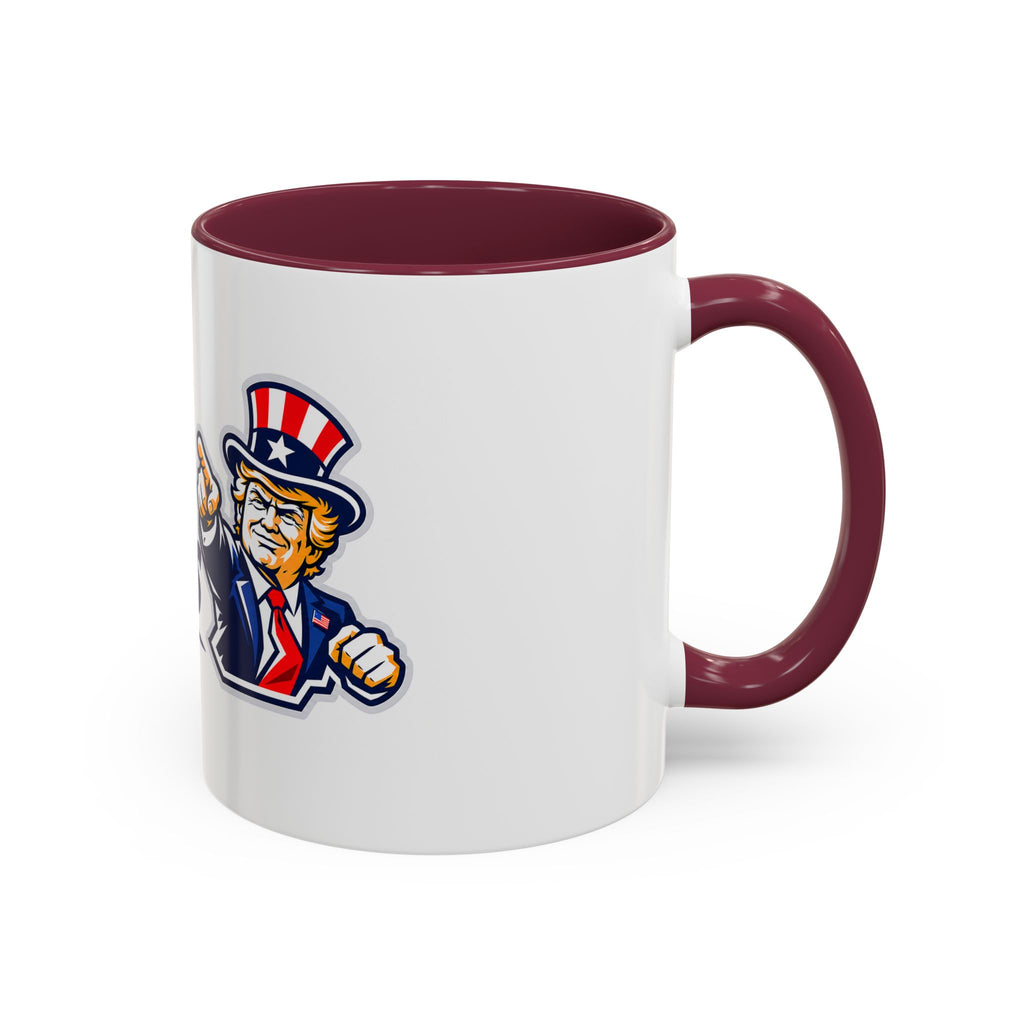 Donald Trump "No Bad Hombres" Uncle Sam Ceramic Coffee Mug