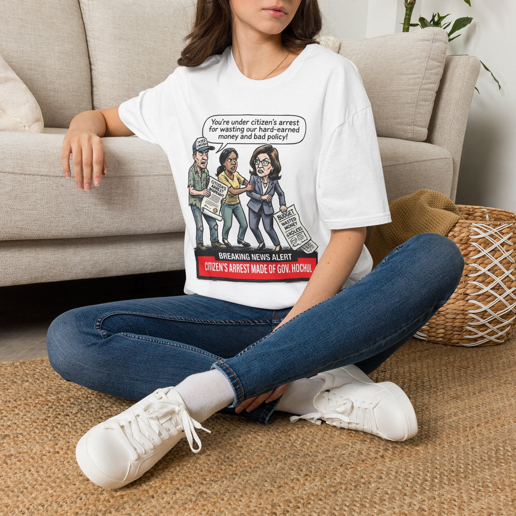 "Trump Patriot Shirt | America First T-Shirt | Conservative Republican Apparel | God Family Country Tee" | anti-woke tshirt | Citizen's Arrest Comic Cartoon T-Shirt | Political Satire Tee