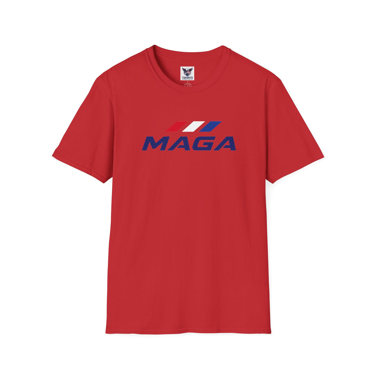 MAGA Patriotic T‑Shirt — Red White Blue Logo Tee - The Conservative Brand