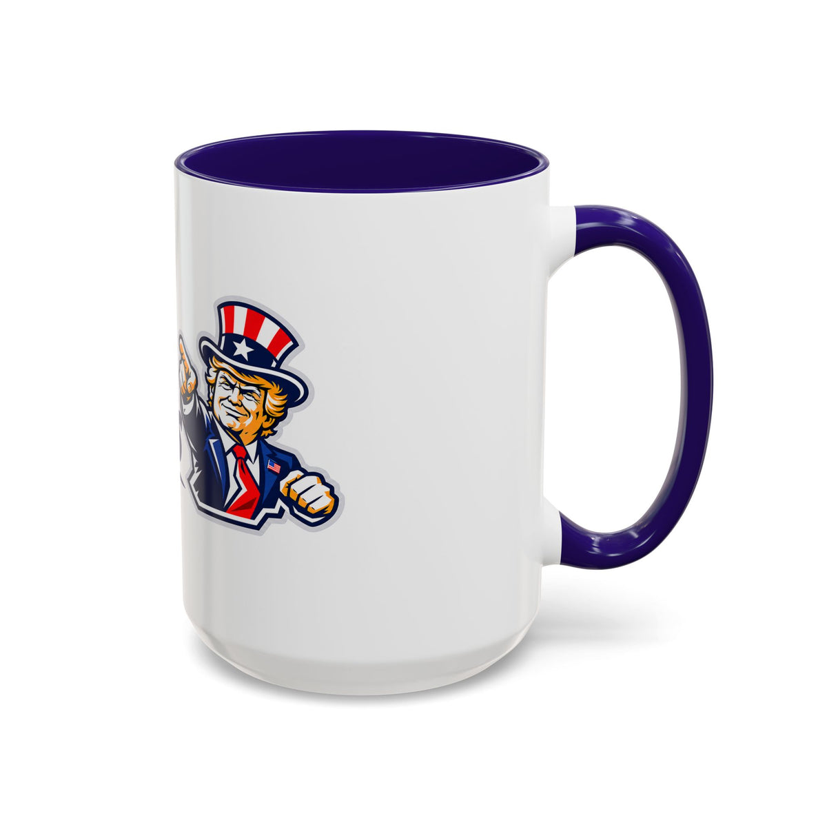 Donald Trump "No Bad Hombres" Uncle Sam Ceramic Coffee Mug