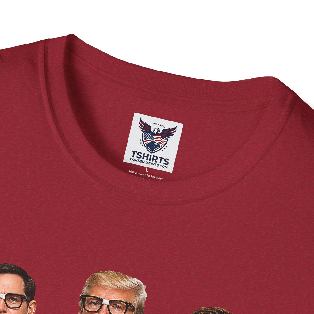 MAGA Brothers T-Shirt — Rubio, Trump, Vance Hanson Brothers Patriotic Hockey Jersey Graphic Tee