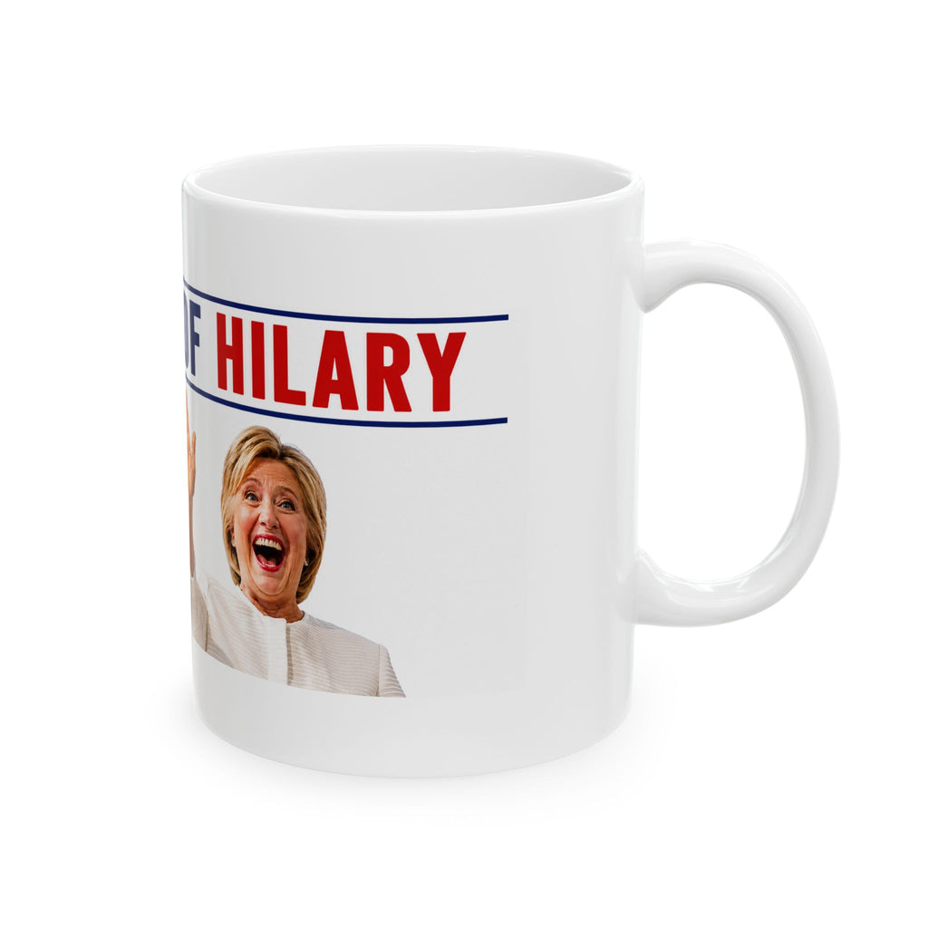 Faces of Hillary Mug | Photo Collage Ceramic Coffee Cup