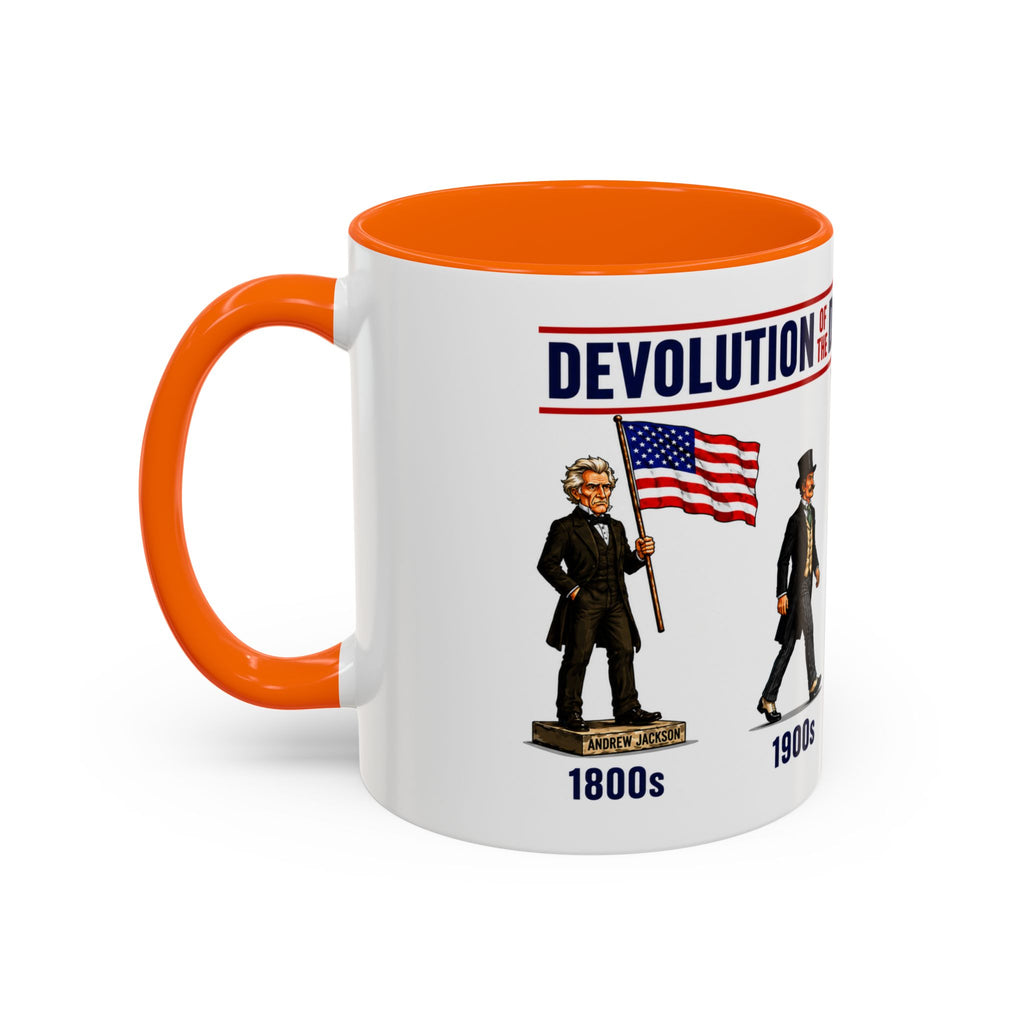 This Coffee Mug Offers a Humorous View of the Devolving Democratic Party. Accent Coffee Mug (11, 15oz)