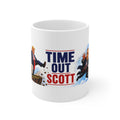Time Out Scott Political Coffee Mug – Funny Conservative & Republican Novelty Ceramic Cup, Patriotic Trump Supporter Gift
