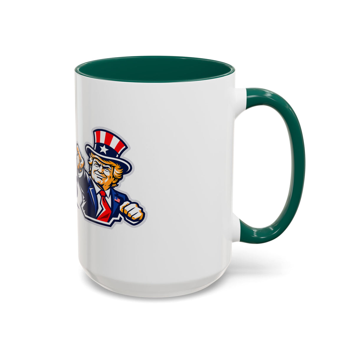 Donald Trump "No Bad Hombres" Uncle Sam Ceramic Coffee Mug