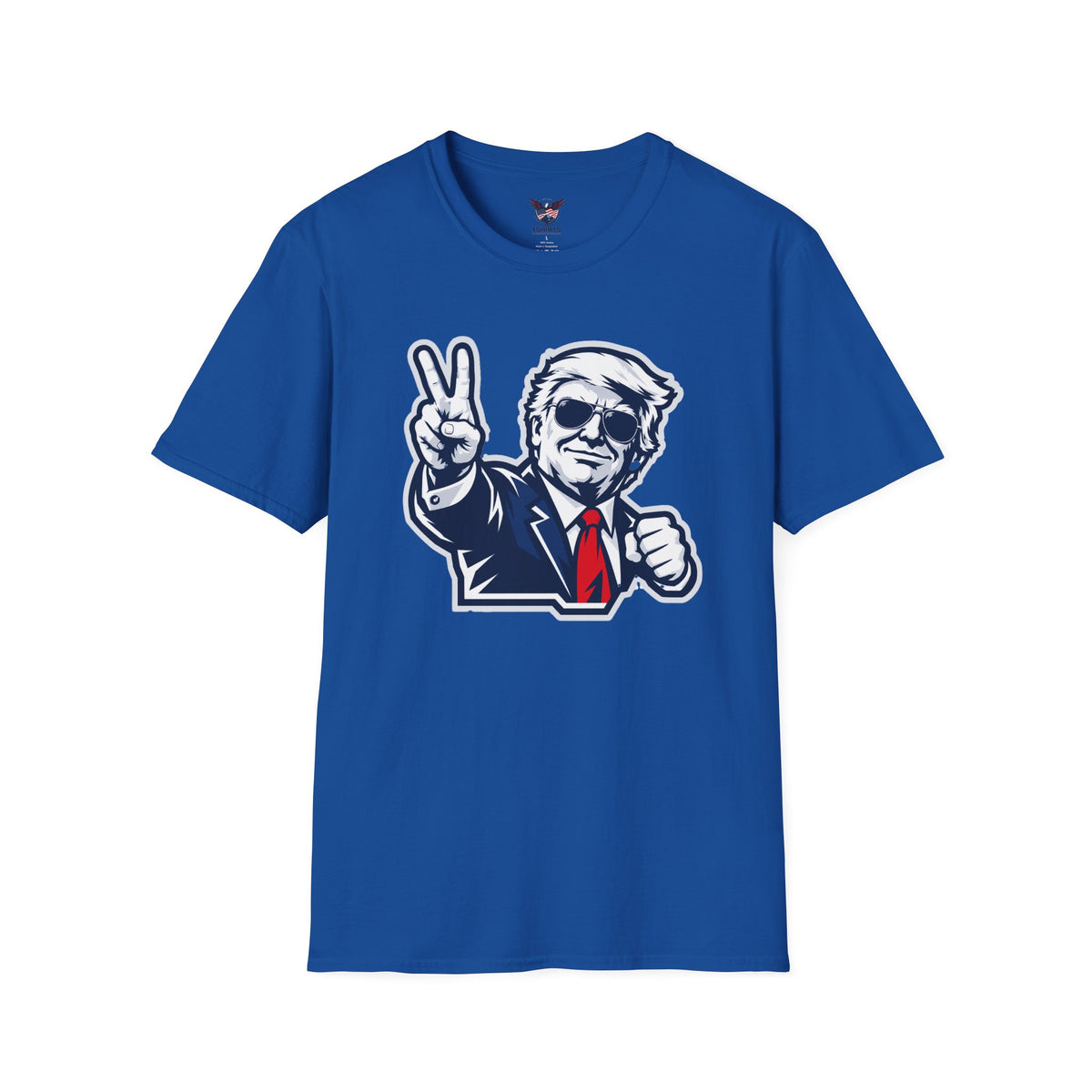 Vintage President Trump Peace Sign T-Shirt — Patriotic Trump Graphic Tee