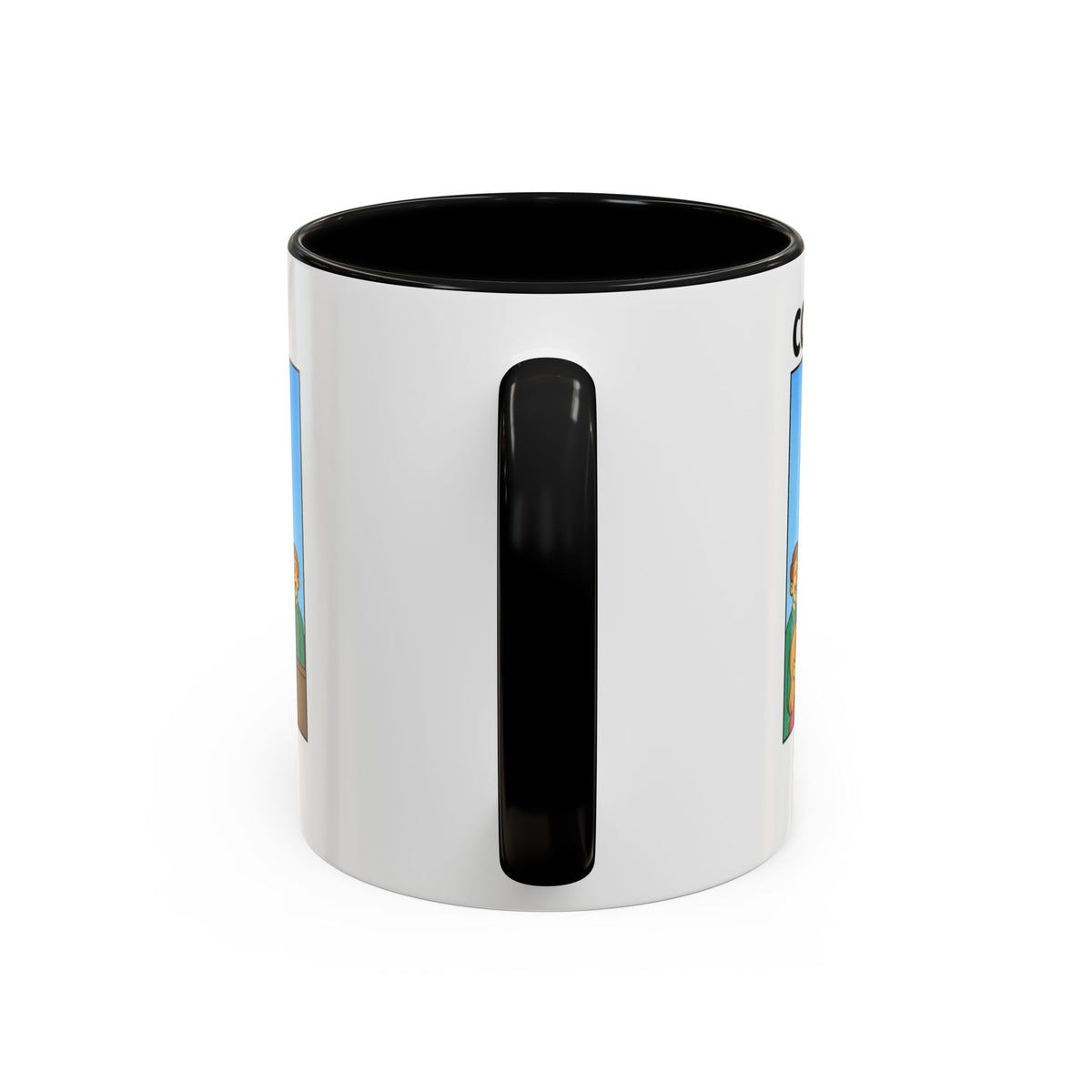 "College Life" Political Satire Comic Accent Coffee Mug – Funny Conservative Freedom of Speech Gag Gift