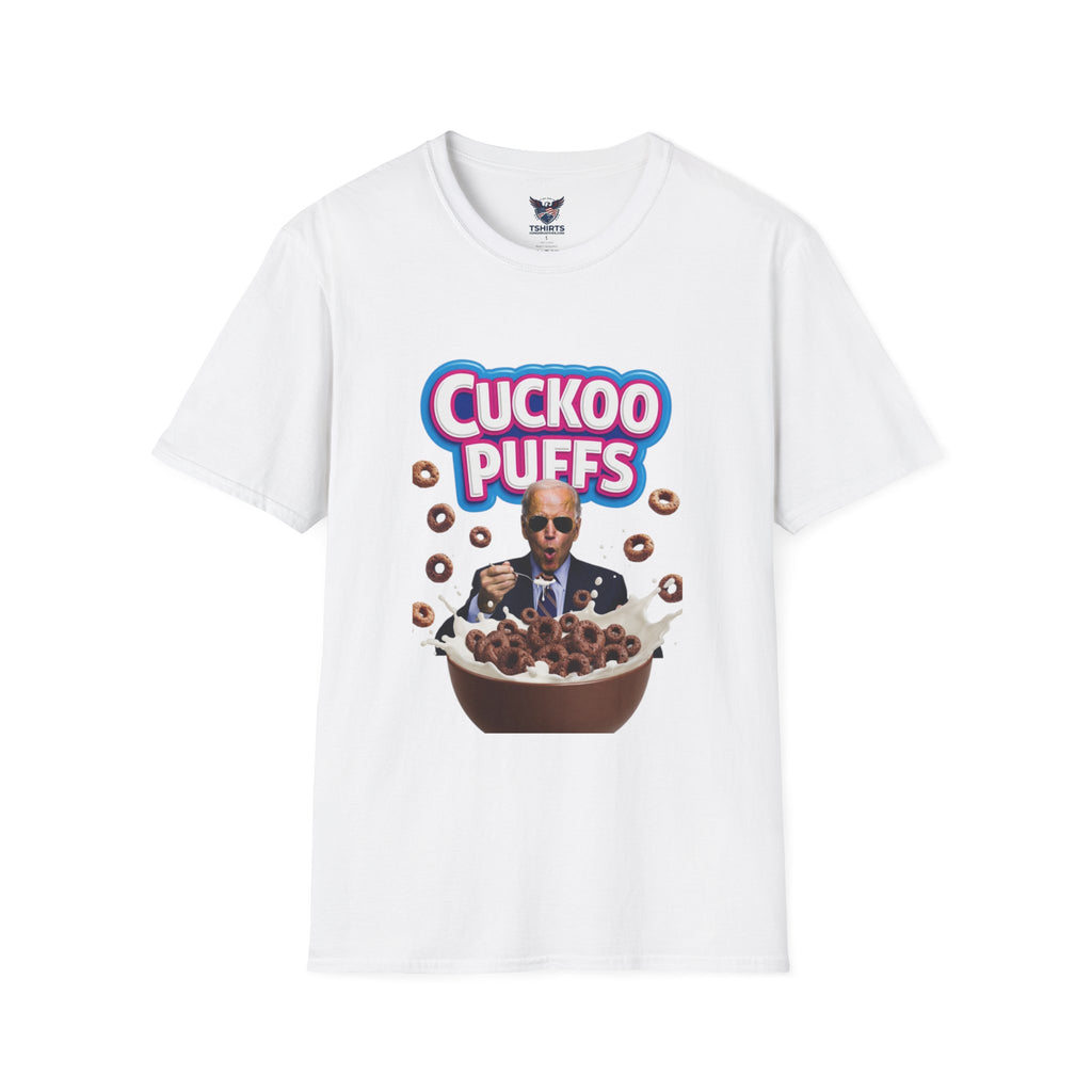 Cuckoo Puffs Graphic T-Shirt — Funny Cereal Parody Tee