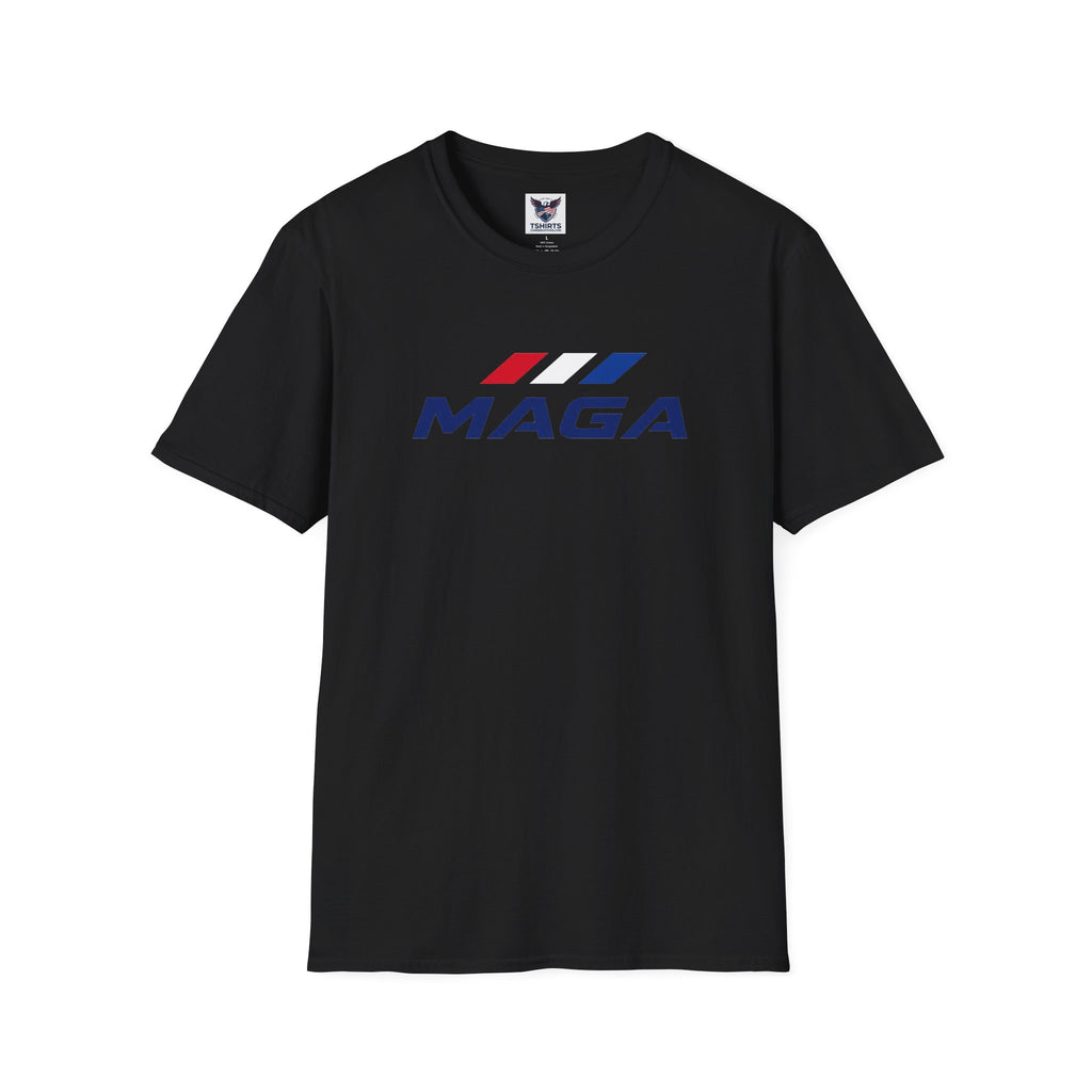 MAGA Patriotic T‑Shirt — Red White Blue Logo Tee - The Conservative Brand