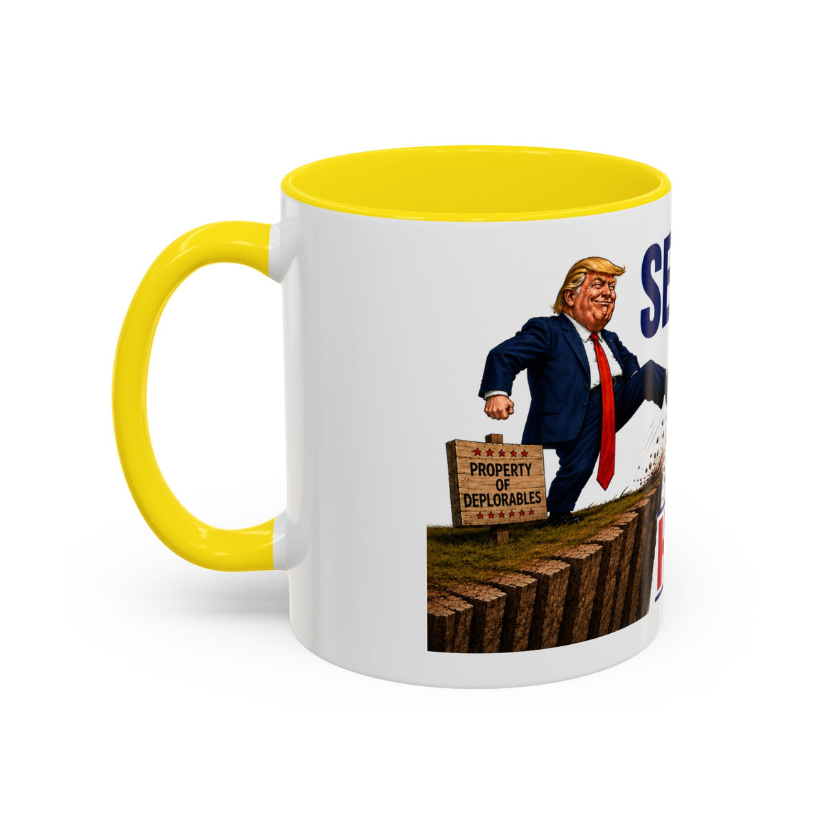 Funny Trump "See Ya Hillary" Political Satire Coffee Mug – 11oz Republican Gag Gift