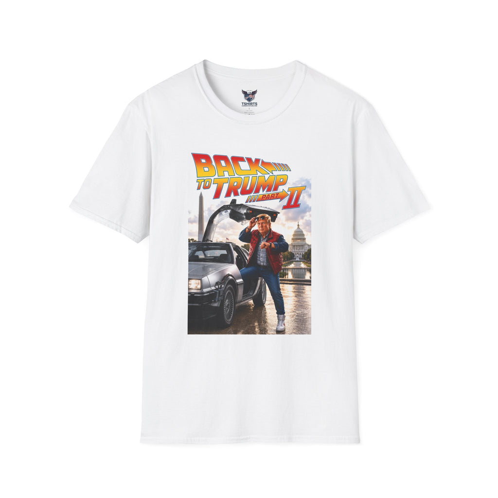 Back to Trump II T‑Shirt — Retro Political Graphic Tee