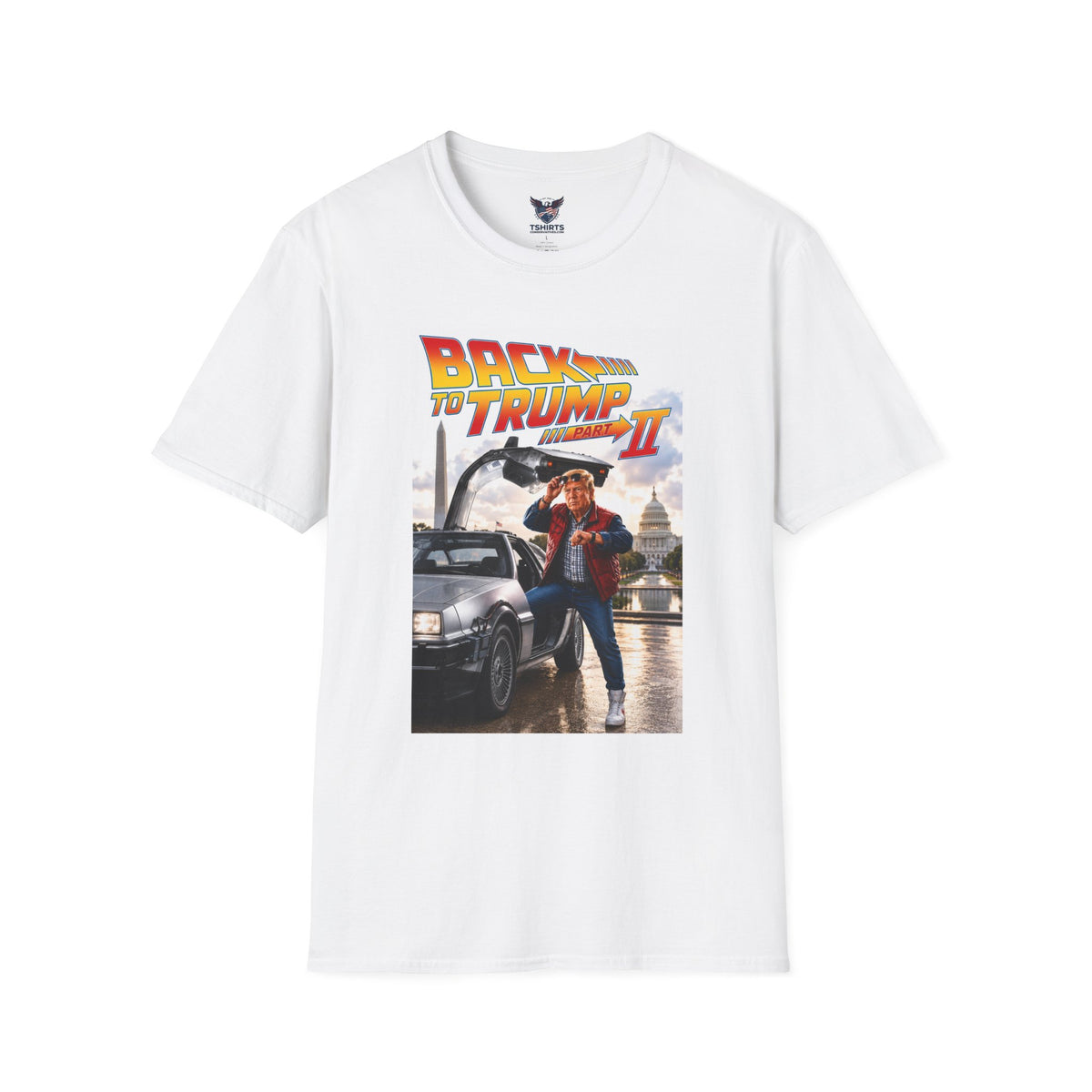Back to Trump II T‑Shirt — Retro Political Graphic Tee
