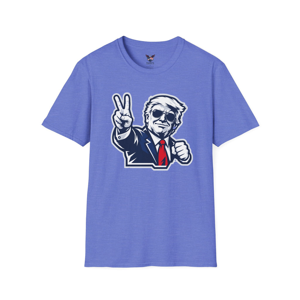 Vintage President Trump Peace Sign T-Shirt — Patriotic Trump Graphic Tee