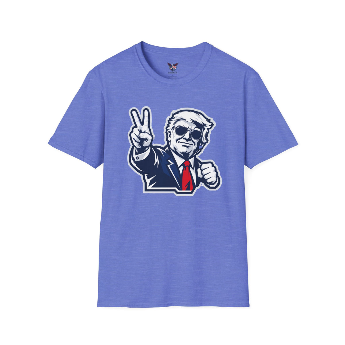 Vintage President Trump Peace Sign T-Shirt — Patriotic Trump Graphic Tee