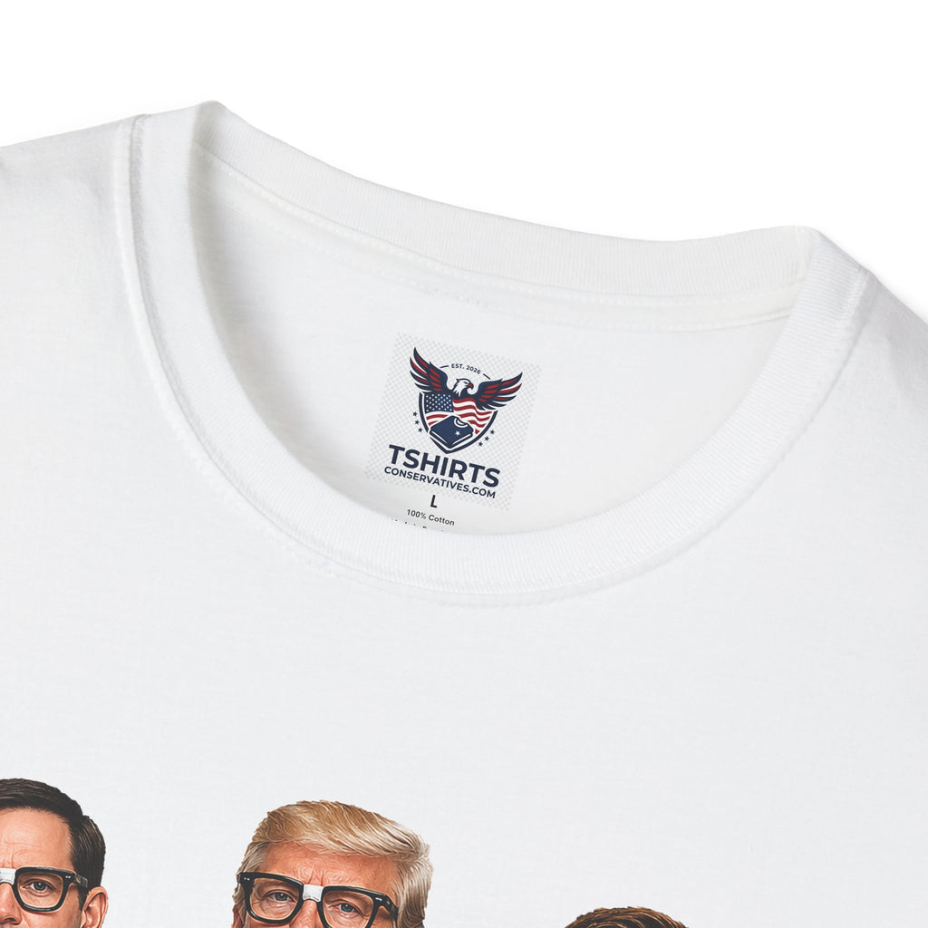 MAGA Brothers T-Shirt — Rubio, Trump, Vance Hanson Brothers Patriotic Hockey Jersey Graphic Tee