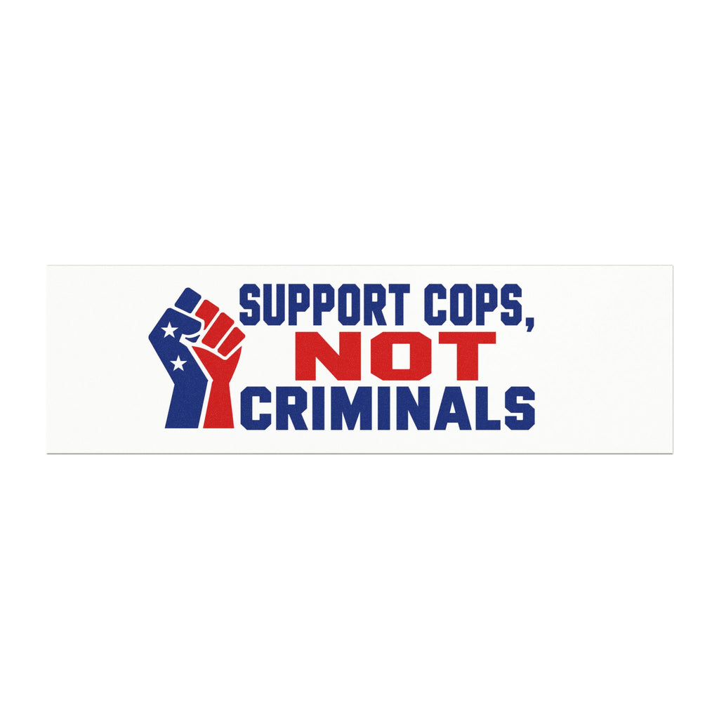 Support Cops Car Magnet | Patriotic Fist Design