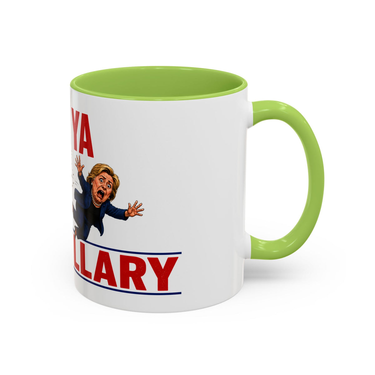 Funny Trump "See Ya Hillary" Political Satire Coffee Mug – 11oz Republican Gag Gift
