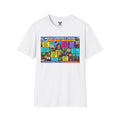 "Trump Patriot Shirt | America First T-Shirt | Conservative Republican Apparel | God Family Country Tee" | American Federation of Teachers Political Cartoon T-Shirt | satirical education poster