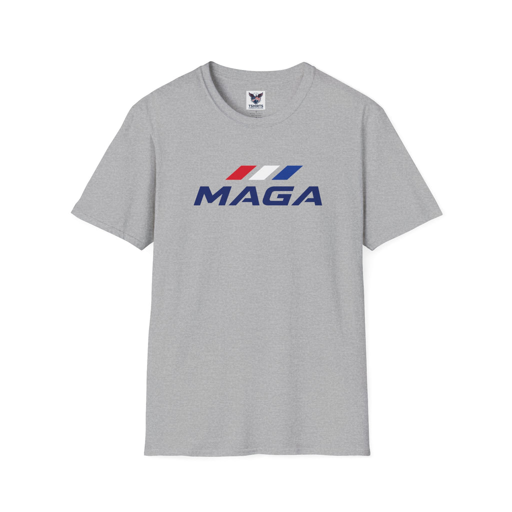 MAGA Patriotic T‑Shirt — Red White Blue Logo Tee - The Conservative Brand
