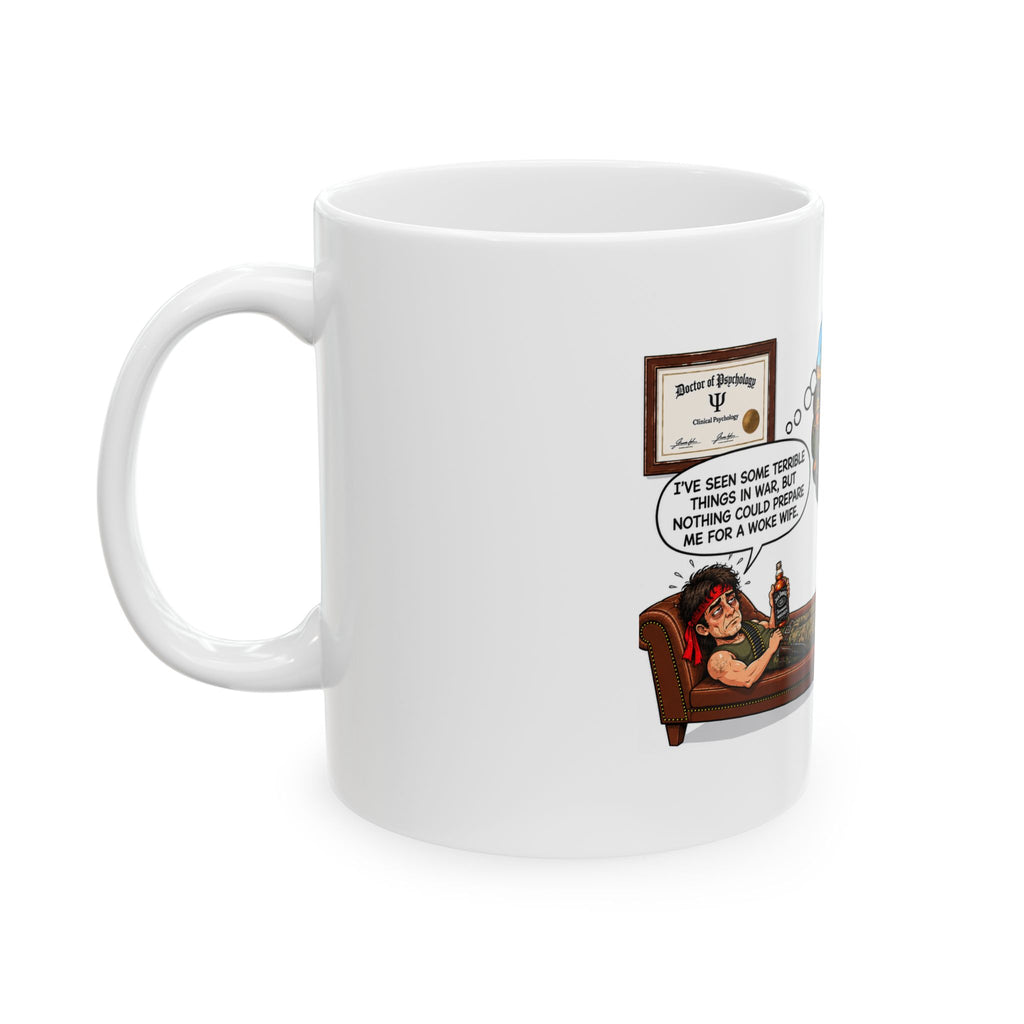 Vietnam Vet Recounts the Terror of a Woke Wife, Not War Coffee Mug