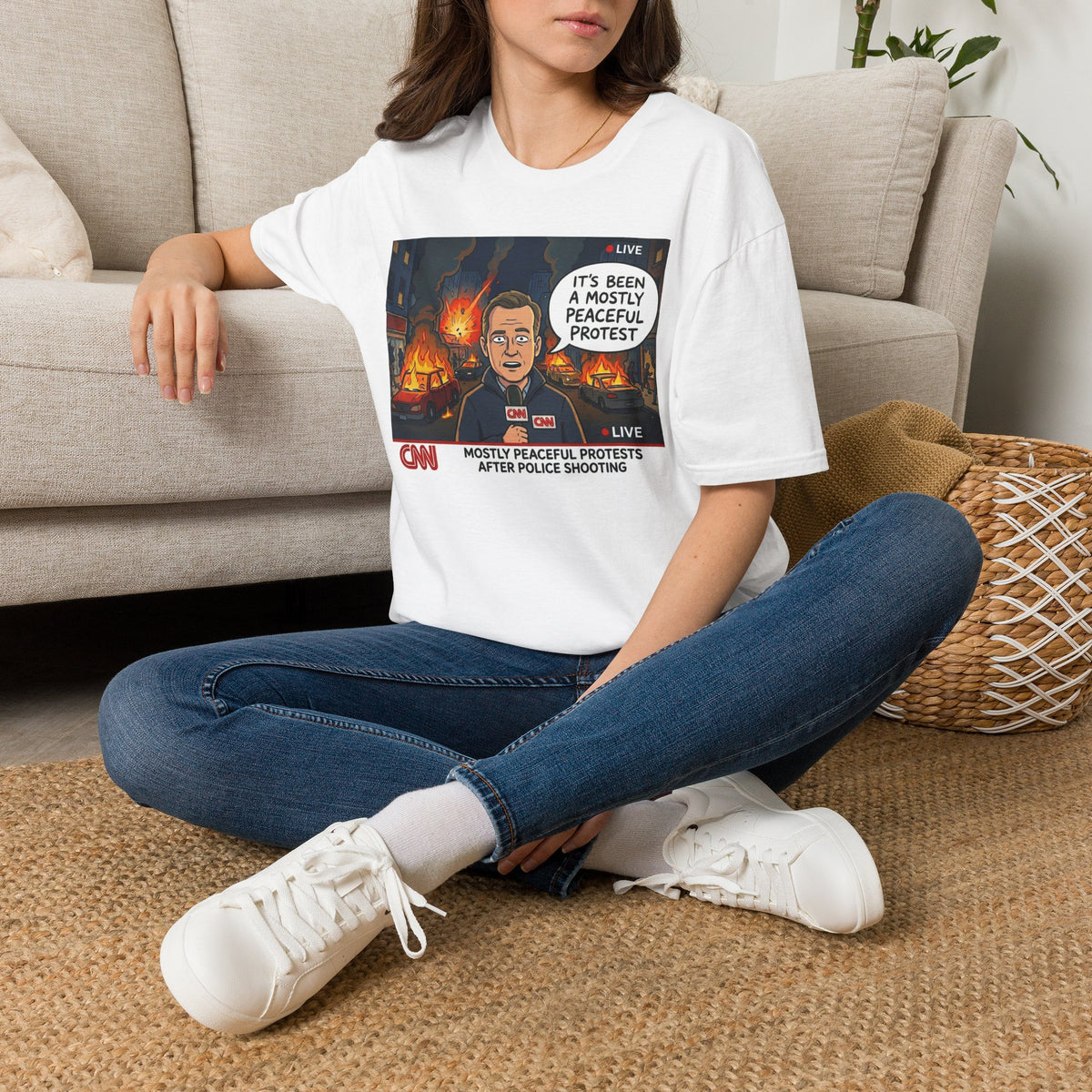 "Trump Patriot Shirt | America First T-Shirt | Conservative Republican Apparel | God Family Country Tee" | anti-woke tshirt | Unisex Softstyle T-Shirt