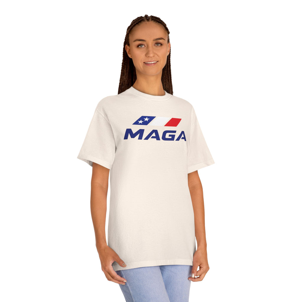 MAGA Patriotic Tee —The Conservative Brand Red White Blue Flag Logo Shirt