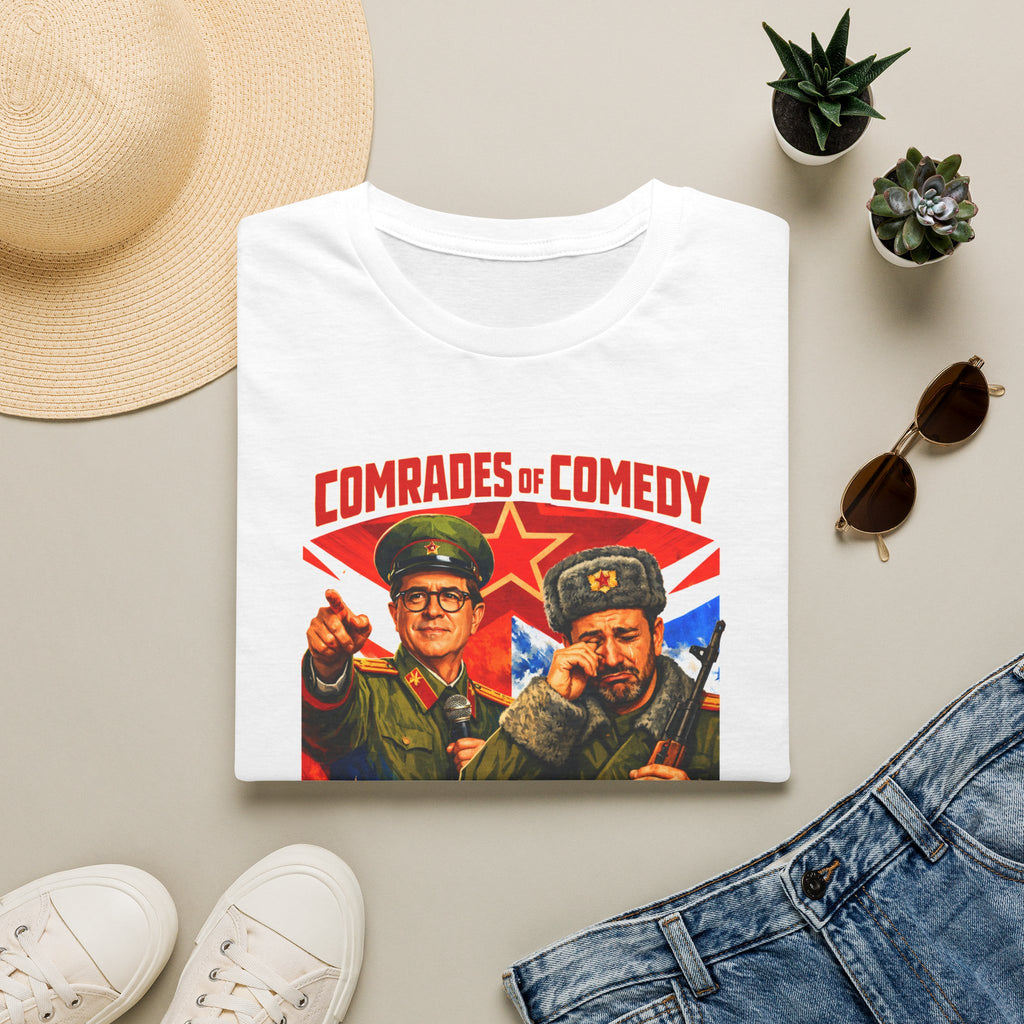 "Trump Patriot Shirt | America First T-Shirt | Conservative Republican Apparel | God Family Country Tee" | anti-woke tshirt | Comrades of Comedy T-Shirt | Soviet Satire, Political Parody Tee