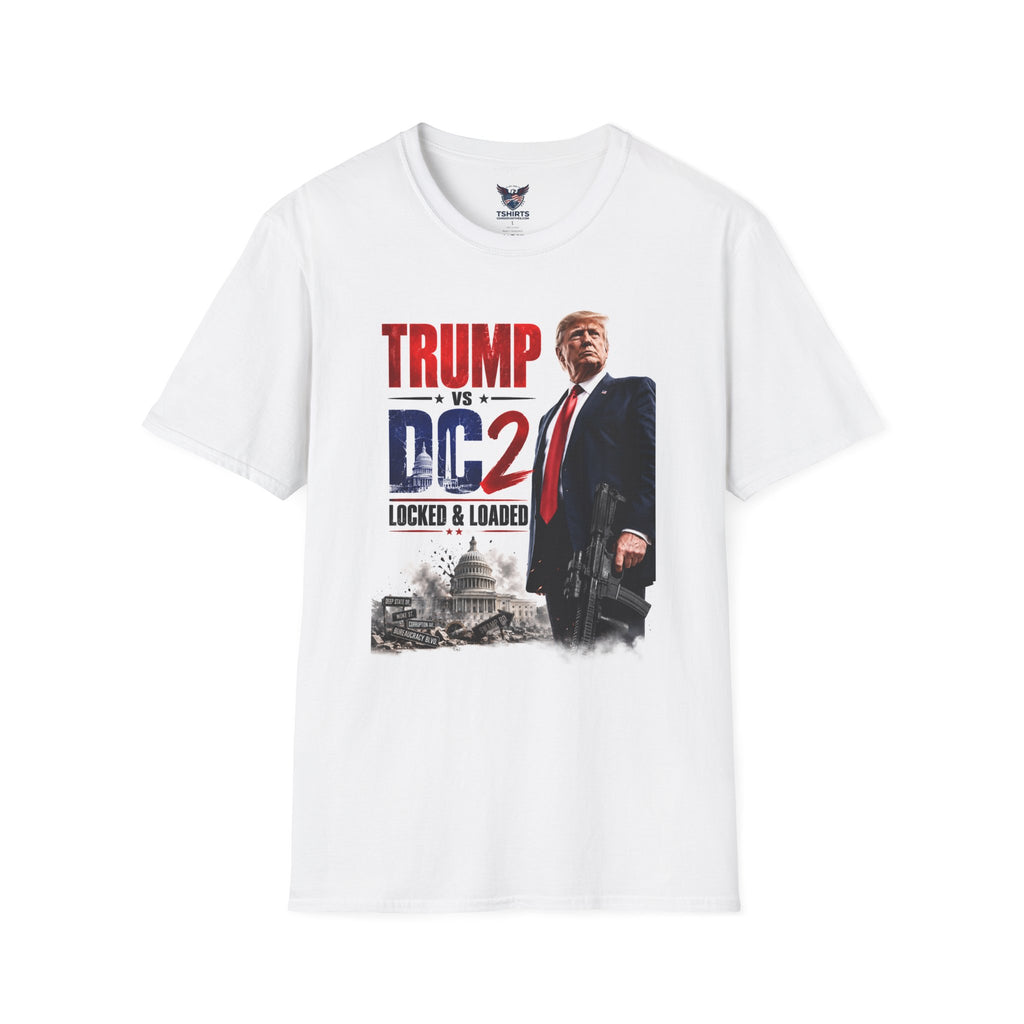 Trump vs DC 2 Political T-Shirt — Trump Leader & Loader Campaign Tee
