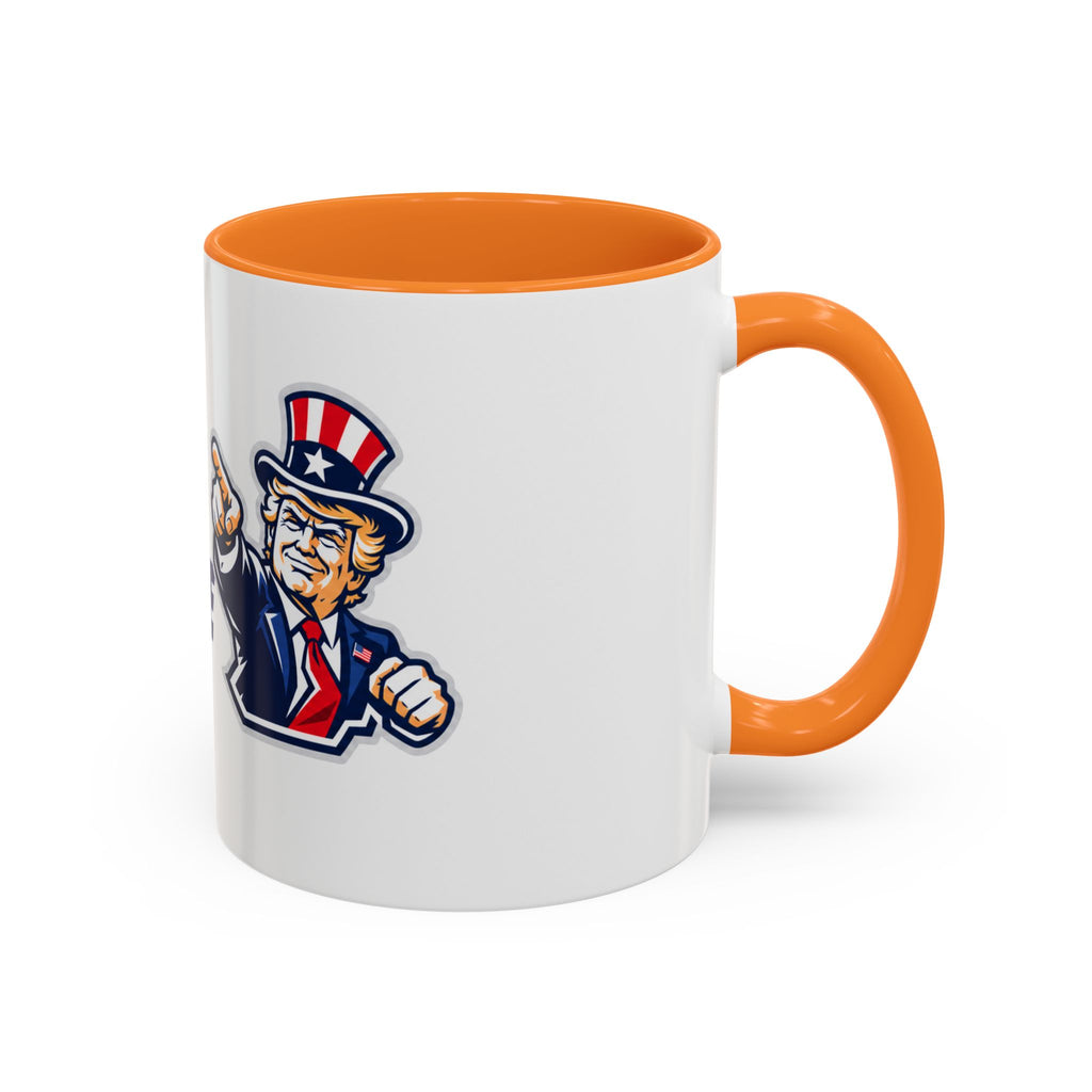 100% Woke Free Donald Trump Uncle Sam Ceramic Coffee Mug