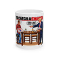 Trump Catching a Scumbag— "To Catch a Swallwell" Coffee Cup (11oz/15oz)