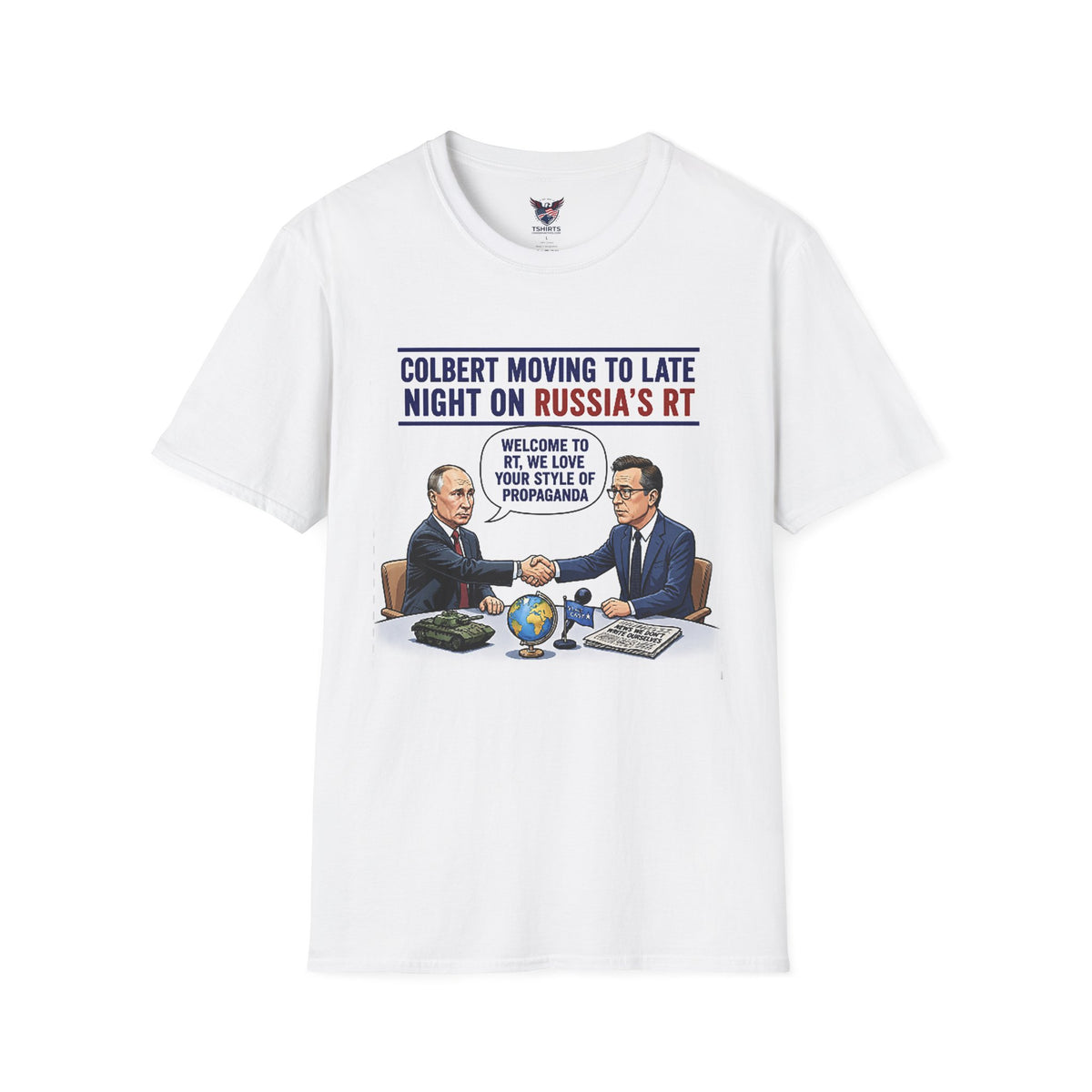 Satirical Late Night Media Politics Conservative Graphic T-Shirt