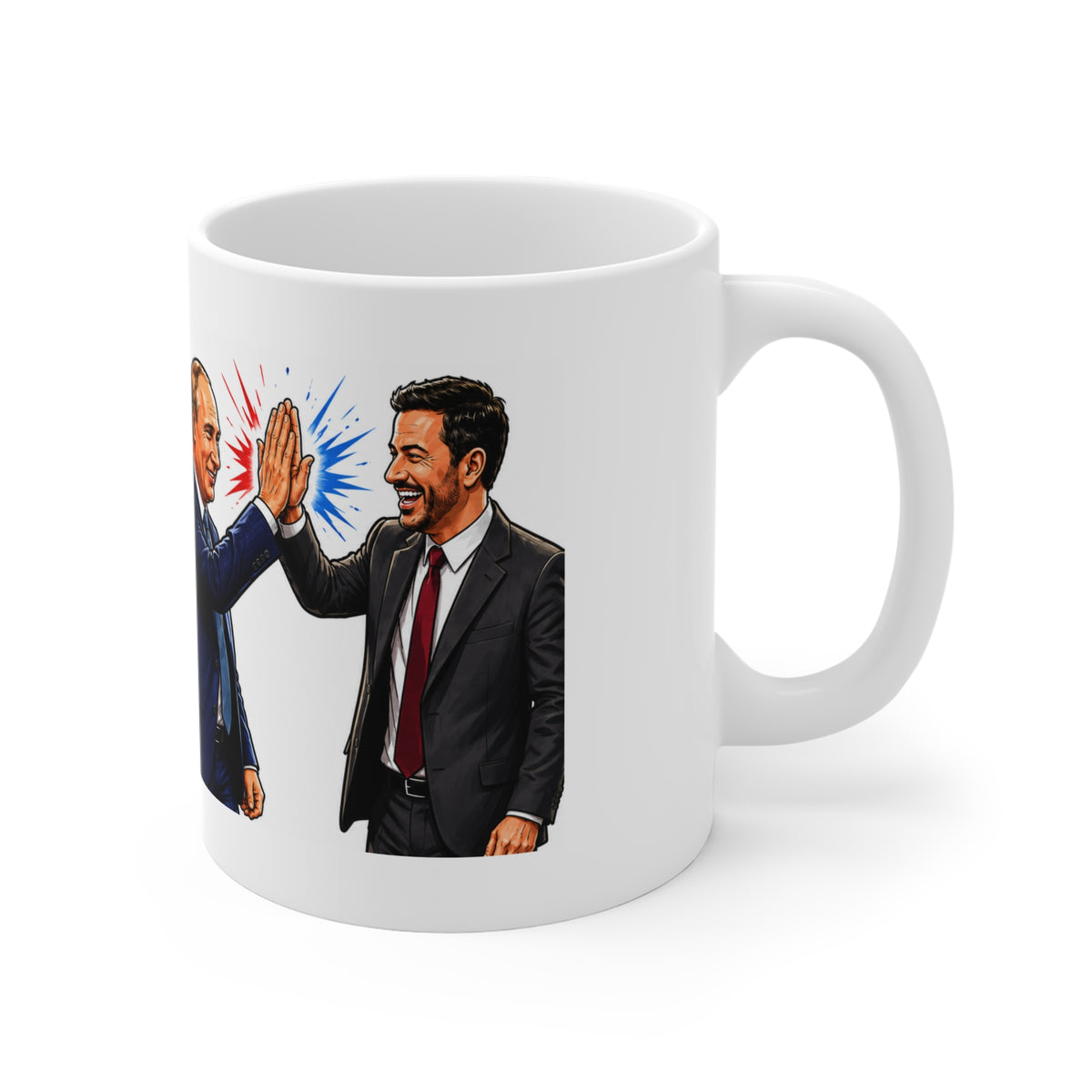 Kimmel Putin Useful Idiot Satirical Mug - Funny Political Humor & Parody Ceramic Coffee Cup 11oz