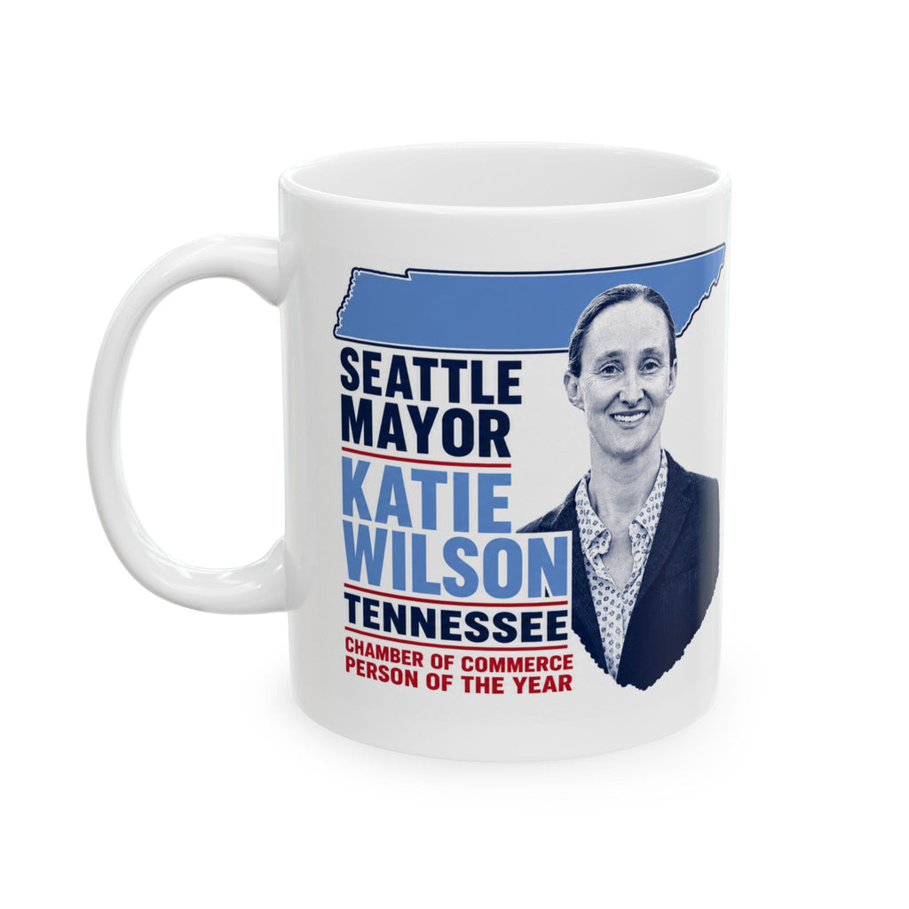 Seattle Mayor Katie Wilson Tennessee Chamber of Commerce Person of the Year Satire Tshirt Campaign Graphic