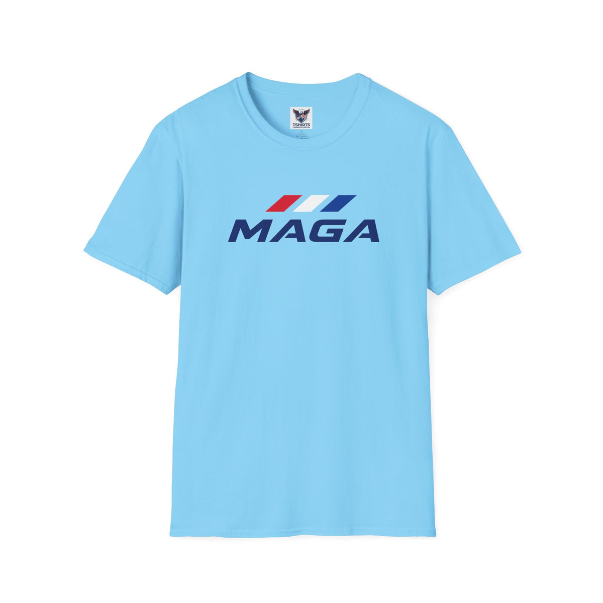 MAGA Patriotic T‑Shirt — Red White Blue Logo Tee - The Conservative Brand
