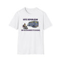 Vote Republican T-Shirt | Political Statement End Illegal Immigration Tee