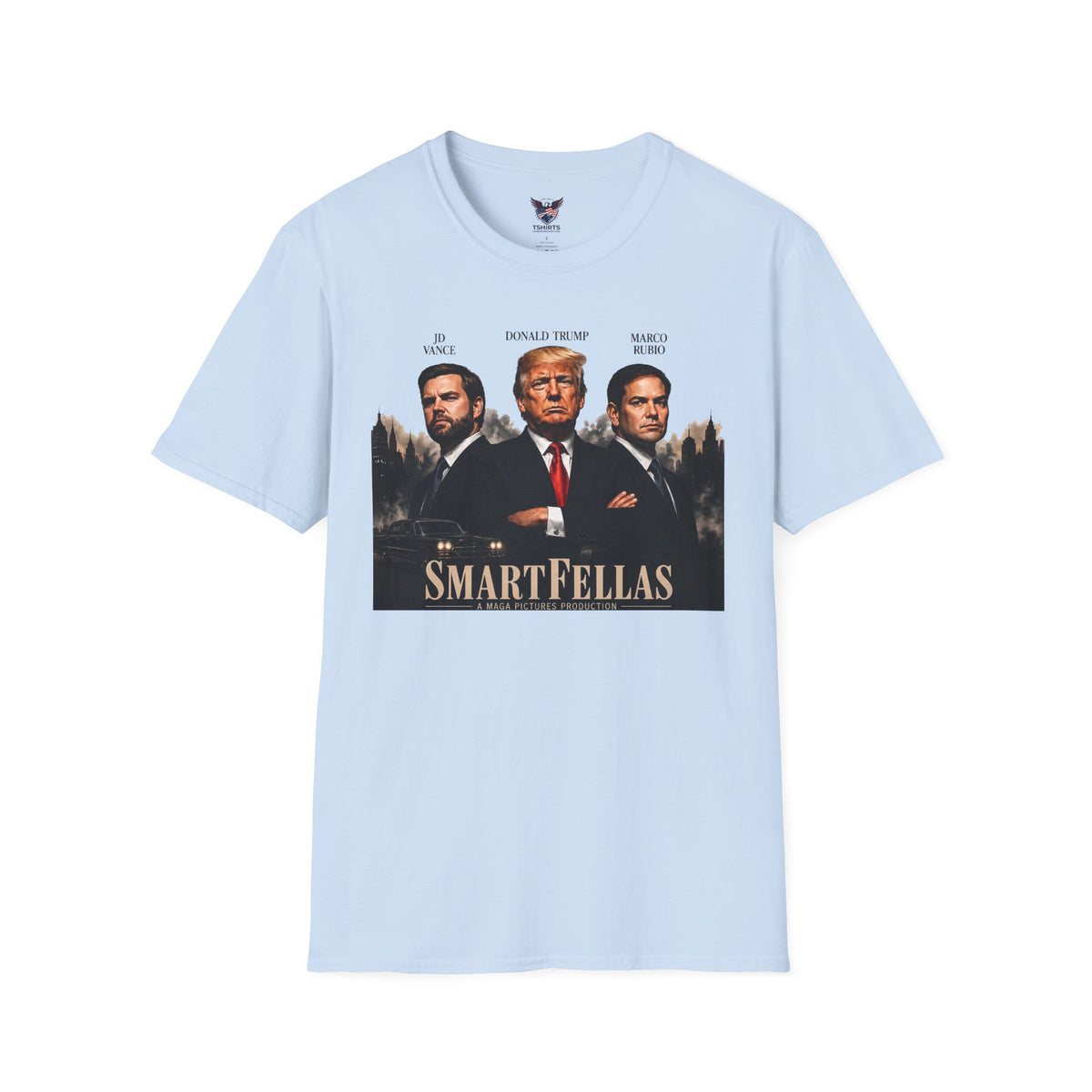 Smart Fellas Trump JD Vance Marco Rubio Political Parody Tee