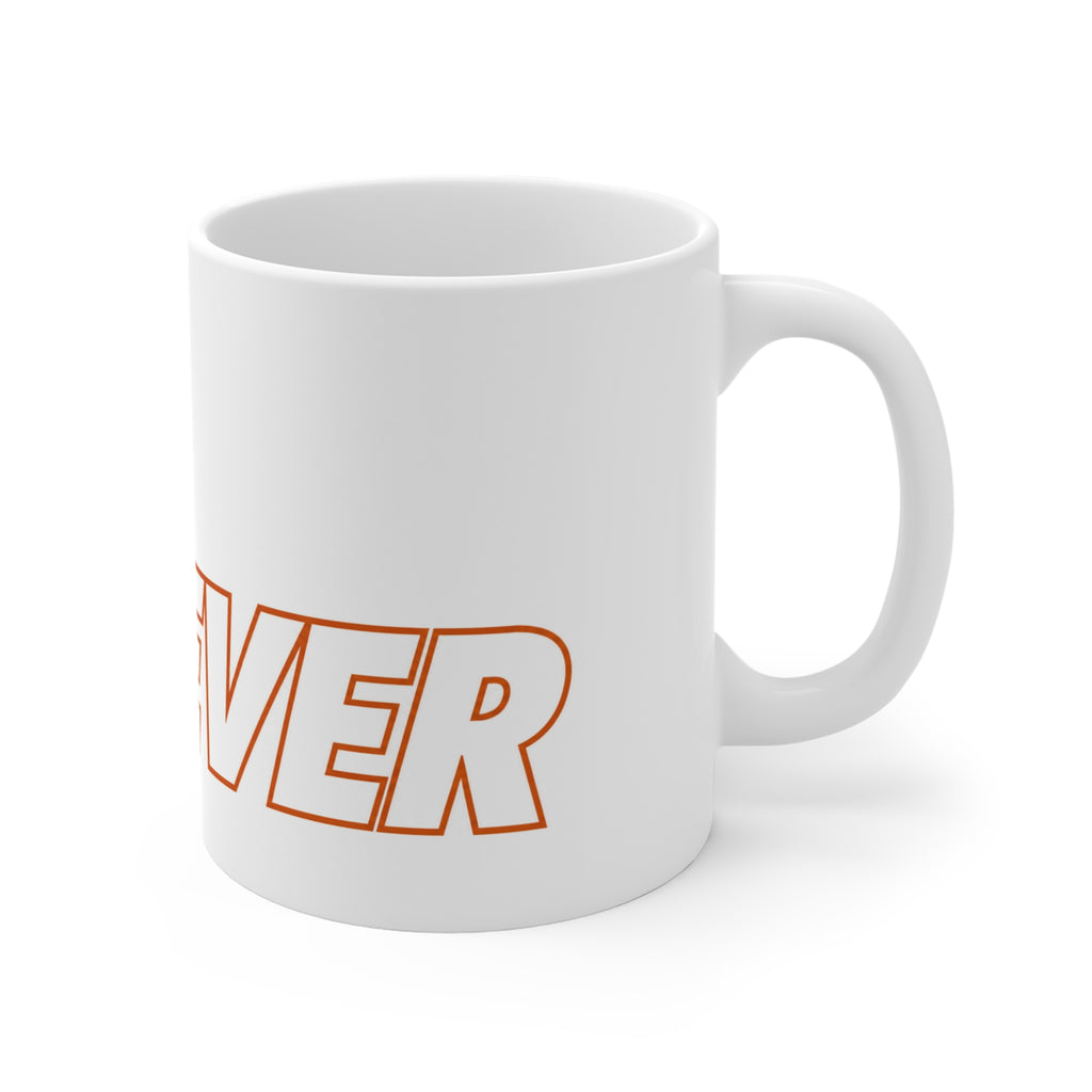 2A Forever Mug — 11oz Bold Orange Second Amendment Coffee Cup
