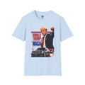 Donald Trump MAGA Fight Fist Pump Patriotic Graphic Tee