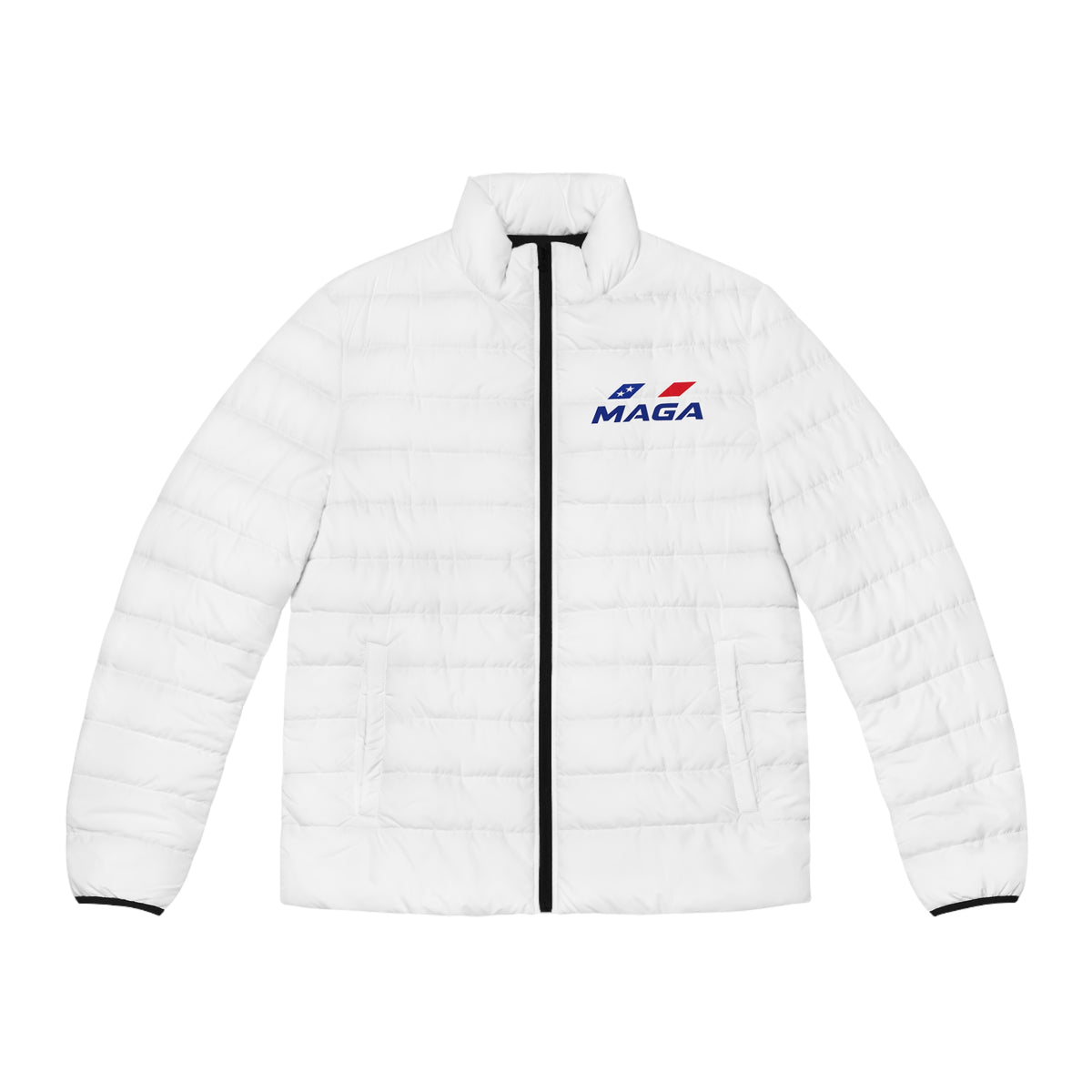 Puffer Jacket — MAGA Logo Quilted Insulated Coat - The Conservative Brand
