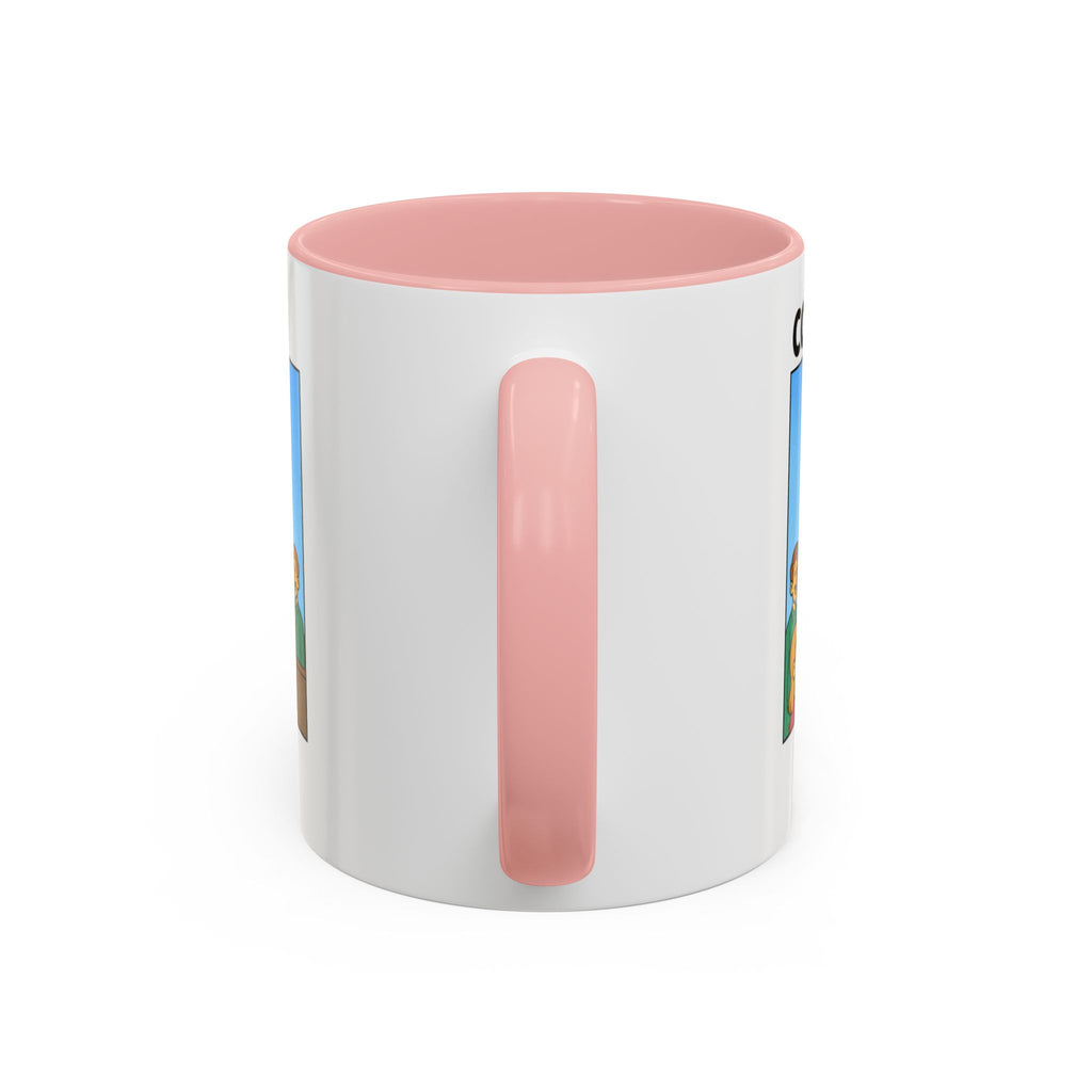 "College Life" Political Satire Comic Accent Coffee Mug – Funny Conservative Freedom of Speech Gag Gift