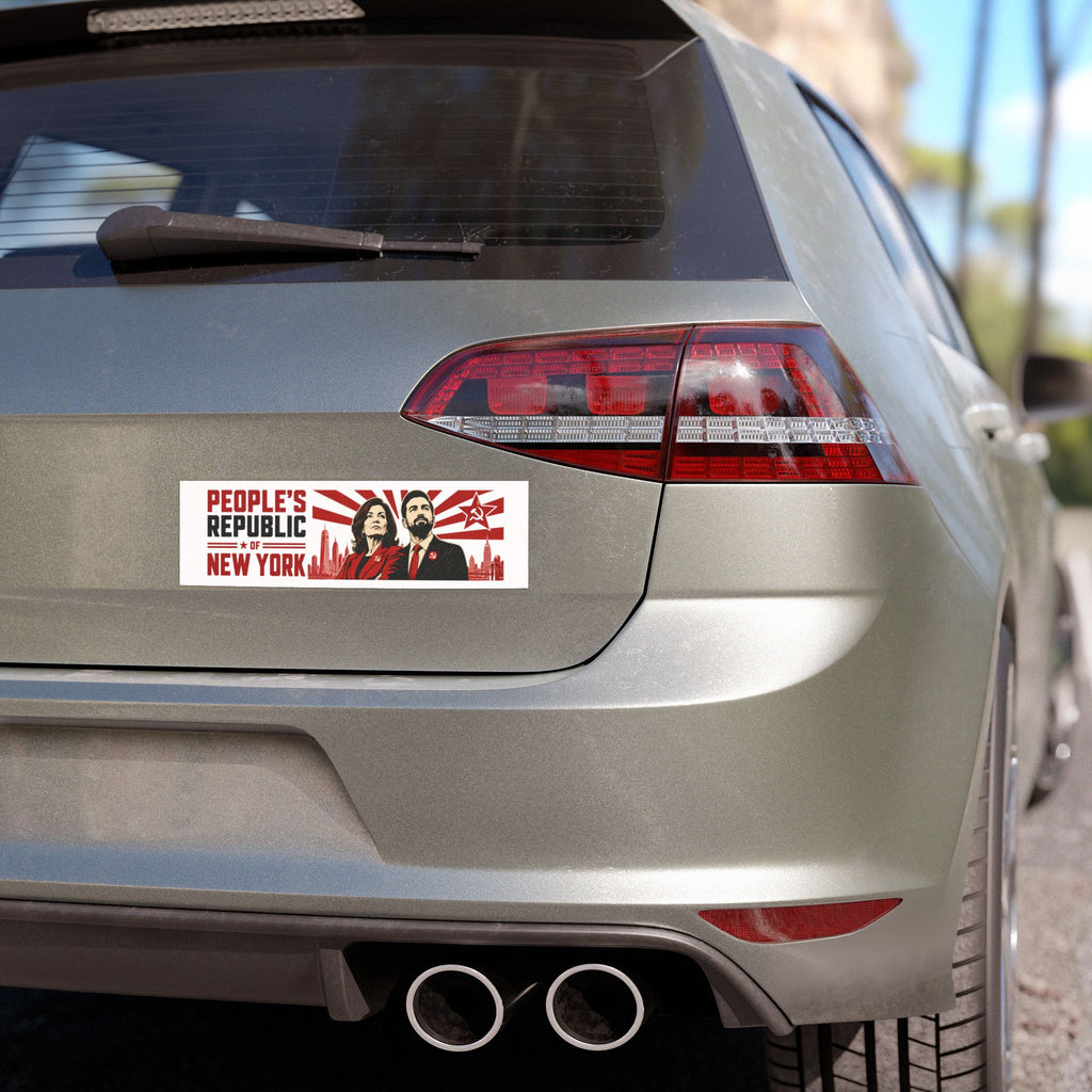 Political Satire New York Car Magnet | Hochul and Mamdani