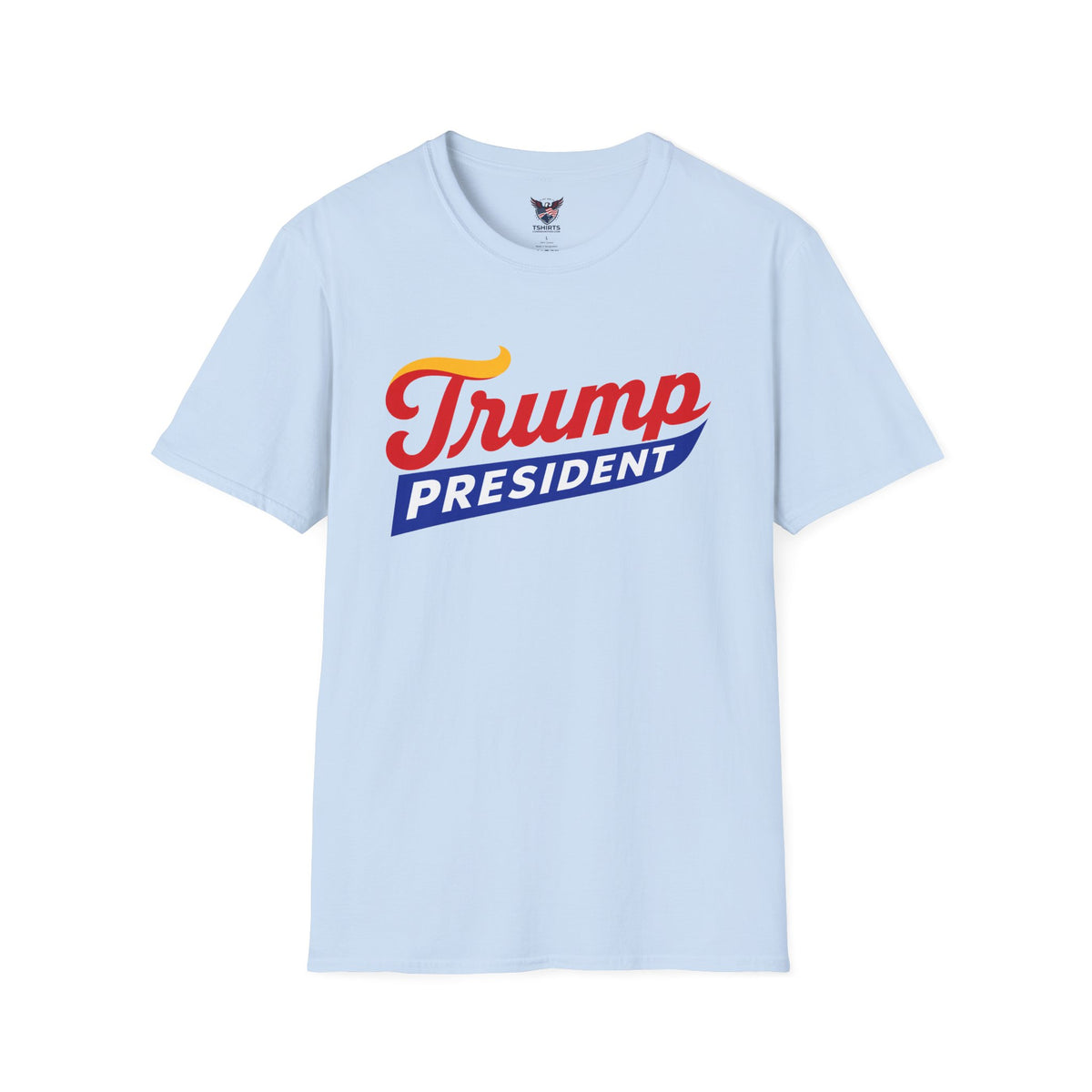 "Trump Patriot Shirt | America First T-Shirt | Conservative Republican Apparel | God Family Country Tee" | anti-woke tshirt | Trump President T-Shirt — Retro Red, White & Blue Campaign Tee