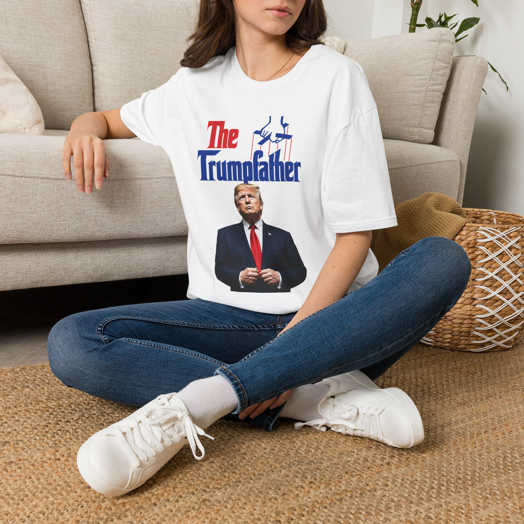 The Trumpfather T-Shirt — Political Parody Tee (Vintage Godfather Style)